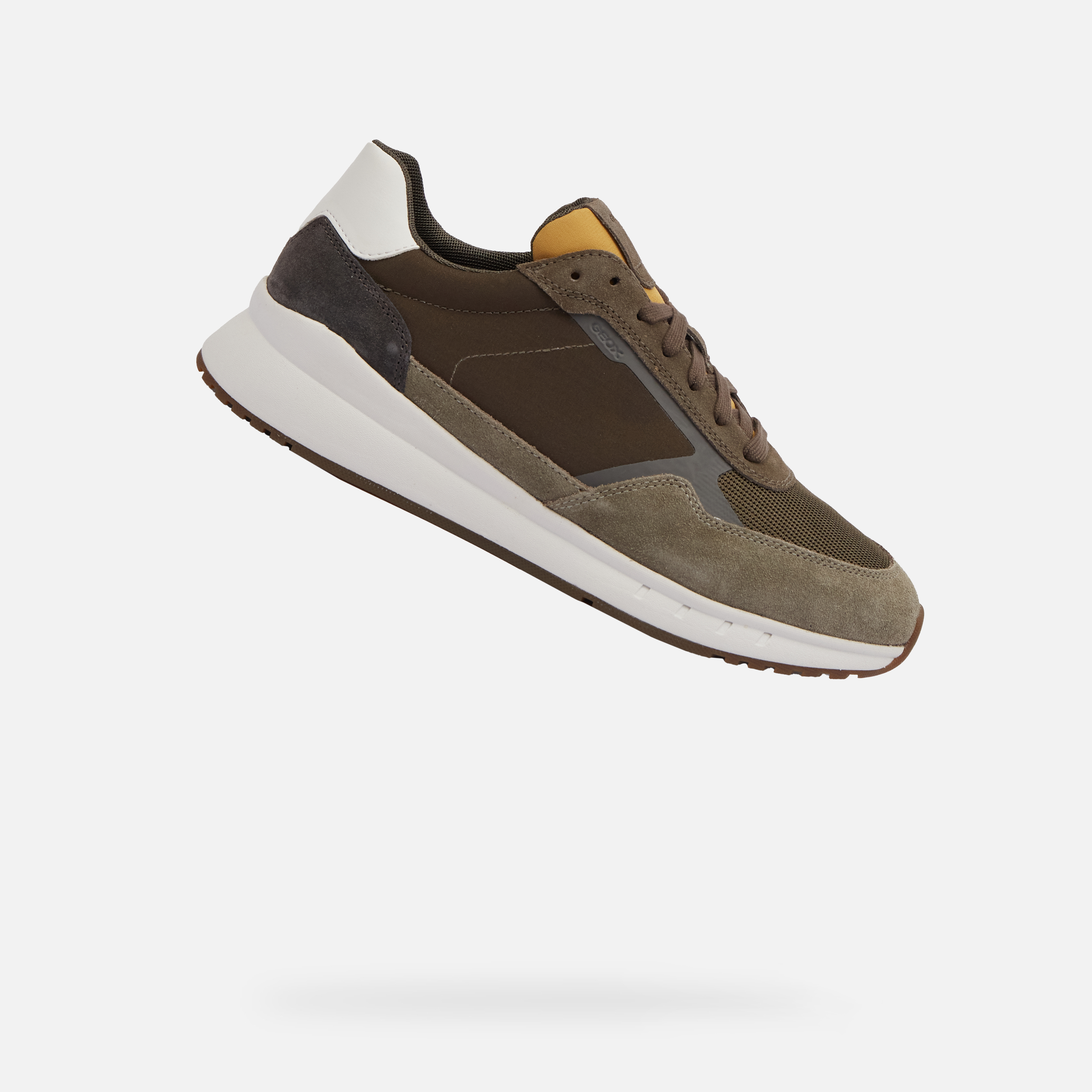 Light green men&#039;s sneakers Geox Branthon - Men&#039;s