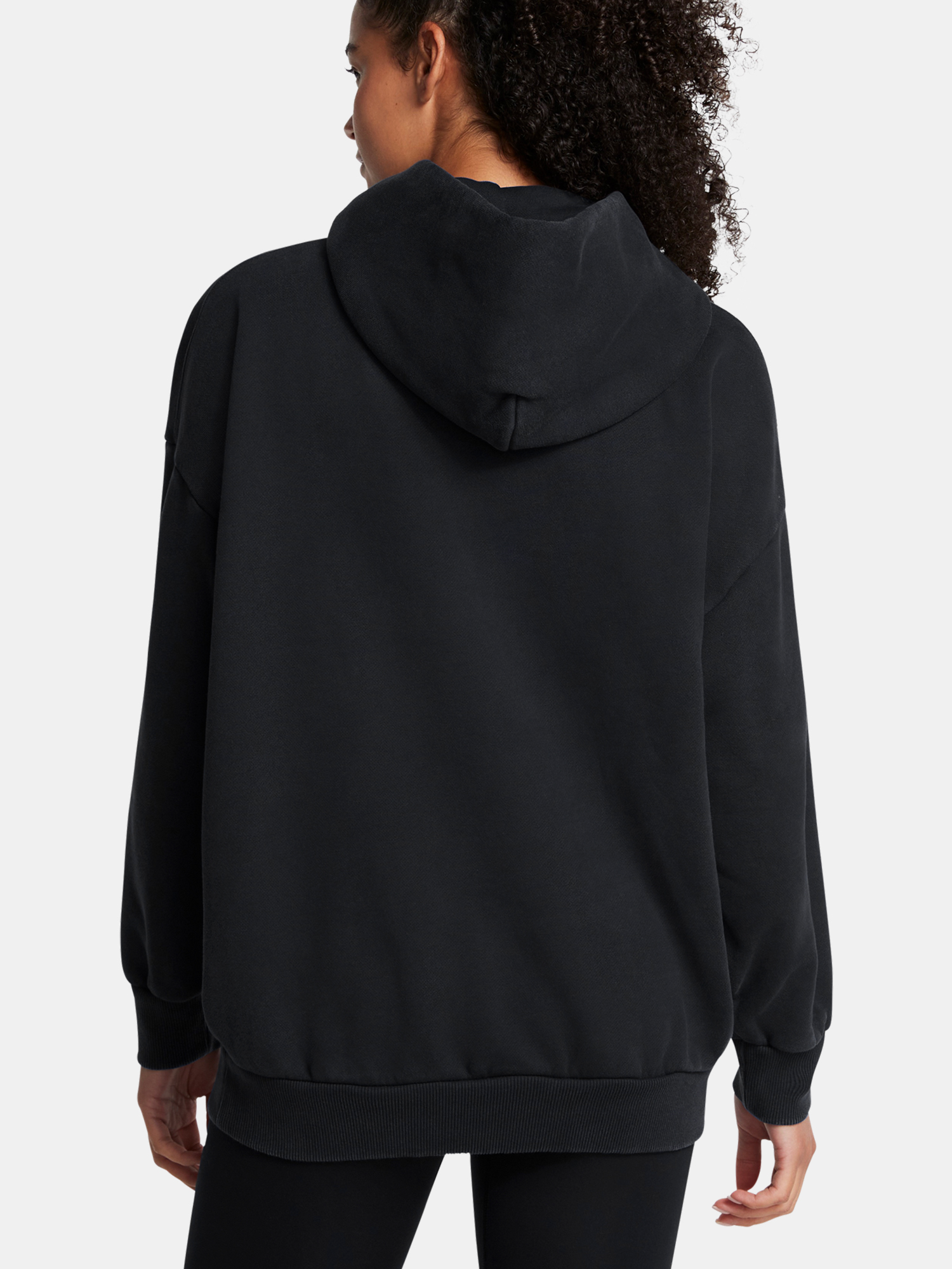 Women's sweatshirt Under Armour UA Icon HWT Flc OS Hdy-BLK - Women's