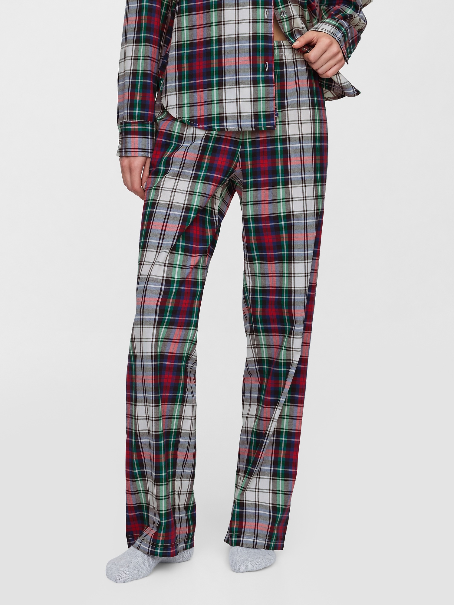 GAP Pyjama poplin pants - Women&#039;s