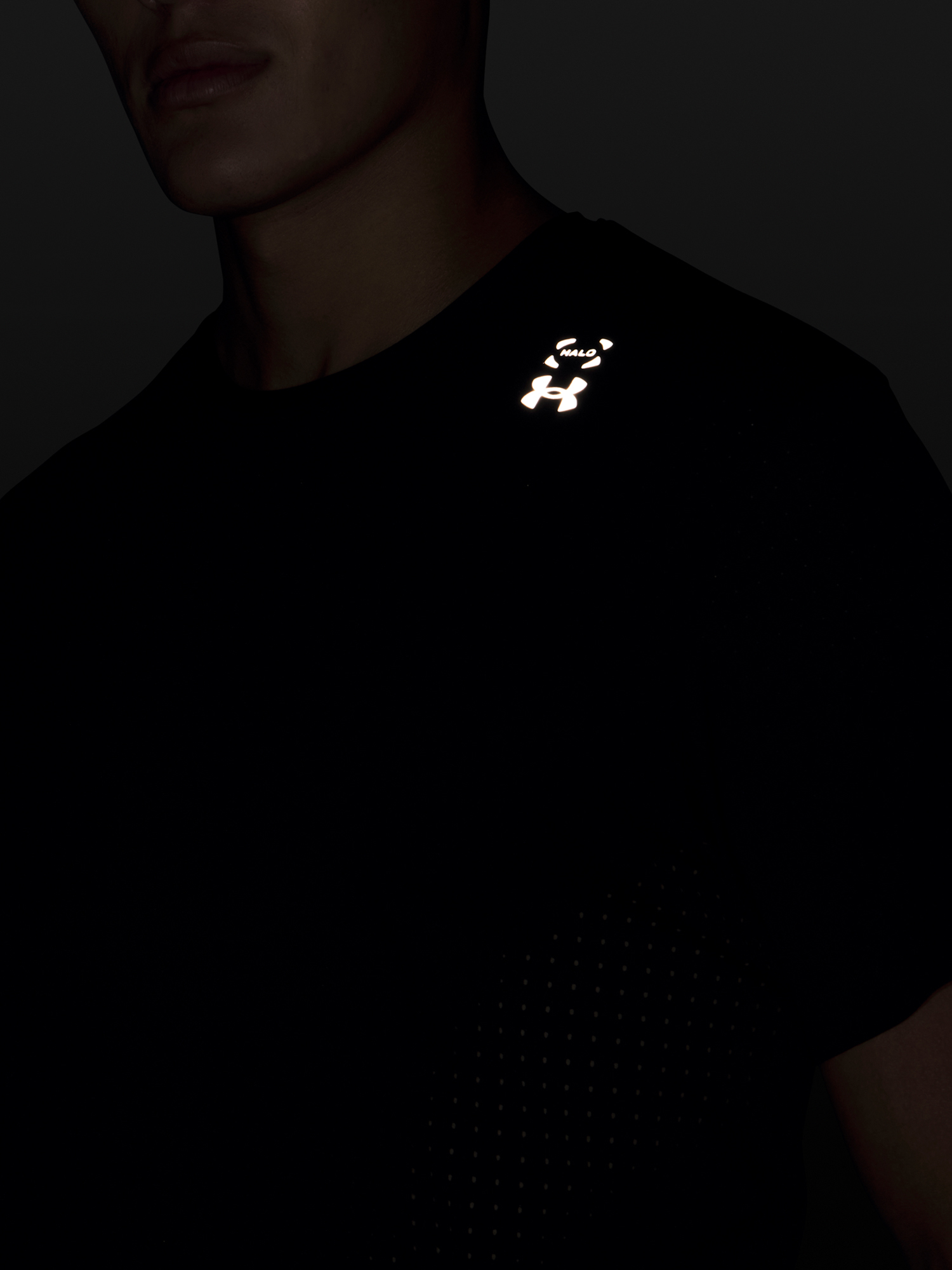 Men's T-shirt Under Armour UA Halo Vent SS-BLK - Men's