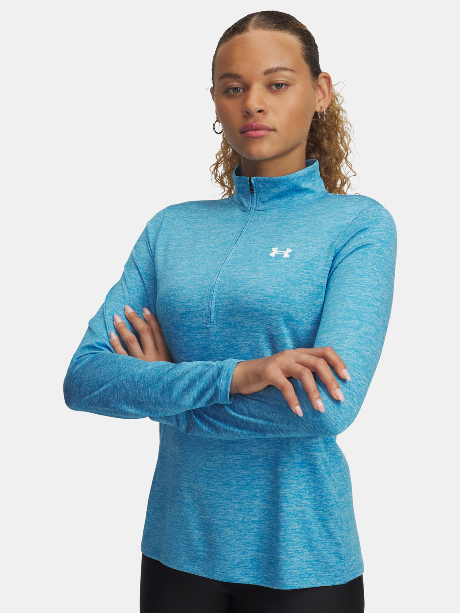 Women's T-shirt Under Armour Tech 1/2 Zip- Twist - Women's