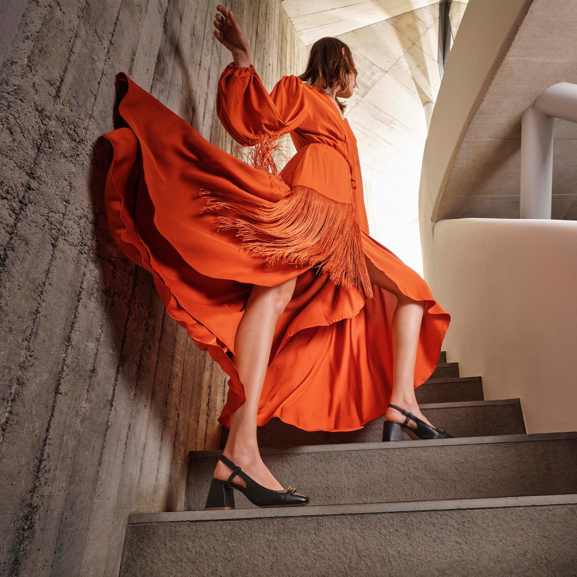 Black women's heeled shoes Geox Coronilla - Women's