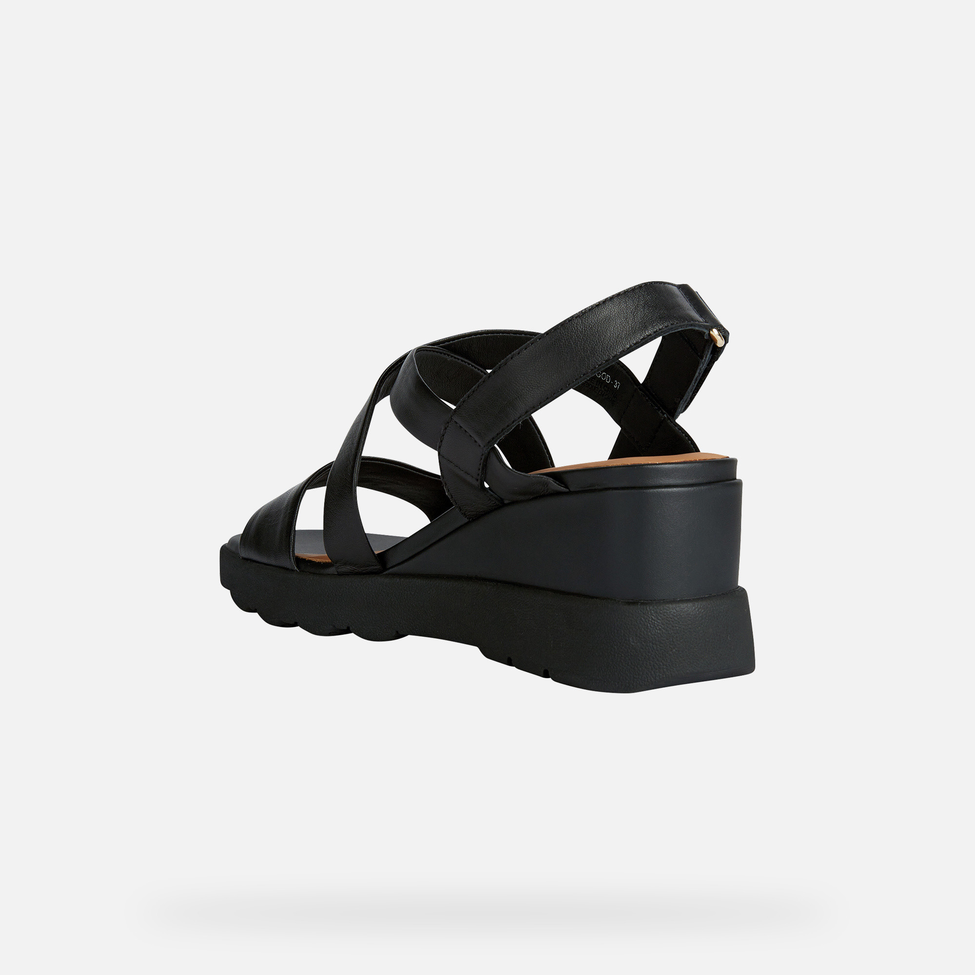 Black women's sandals Geox Spherica EC6 - Women's