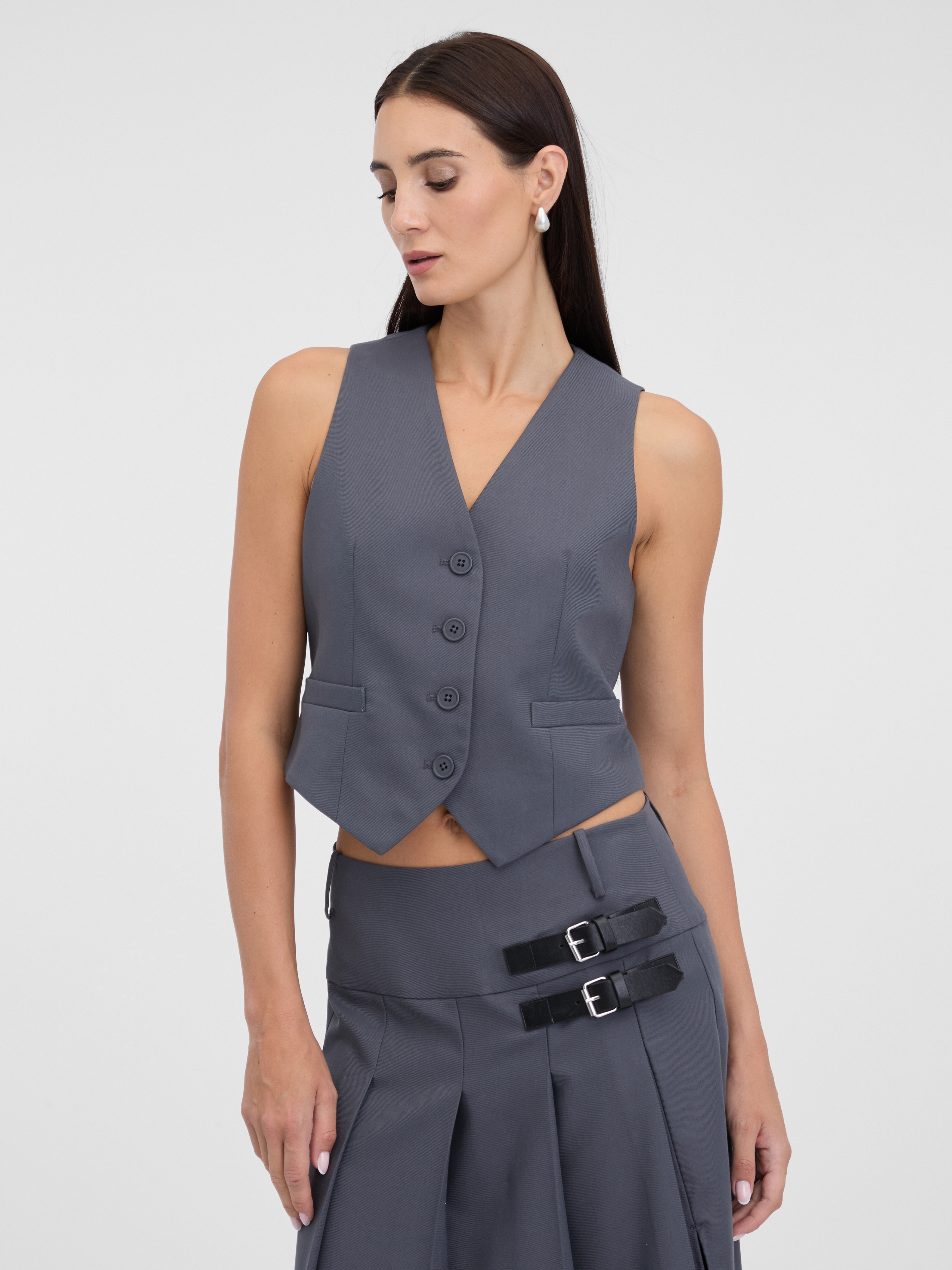 Šedá dámská vesta ORSAY