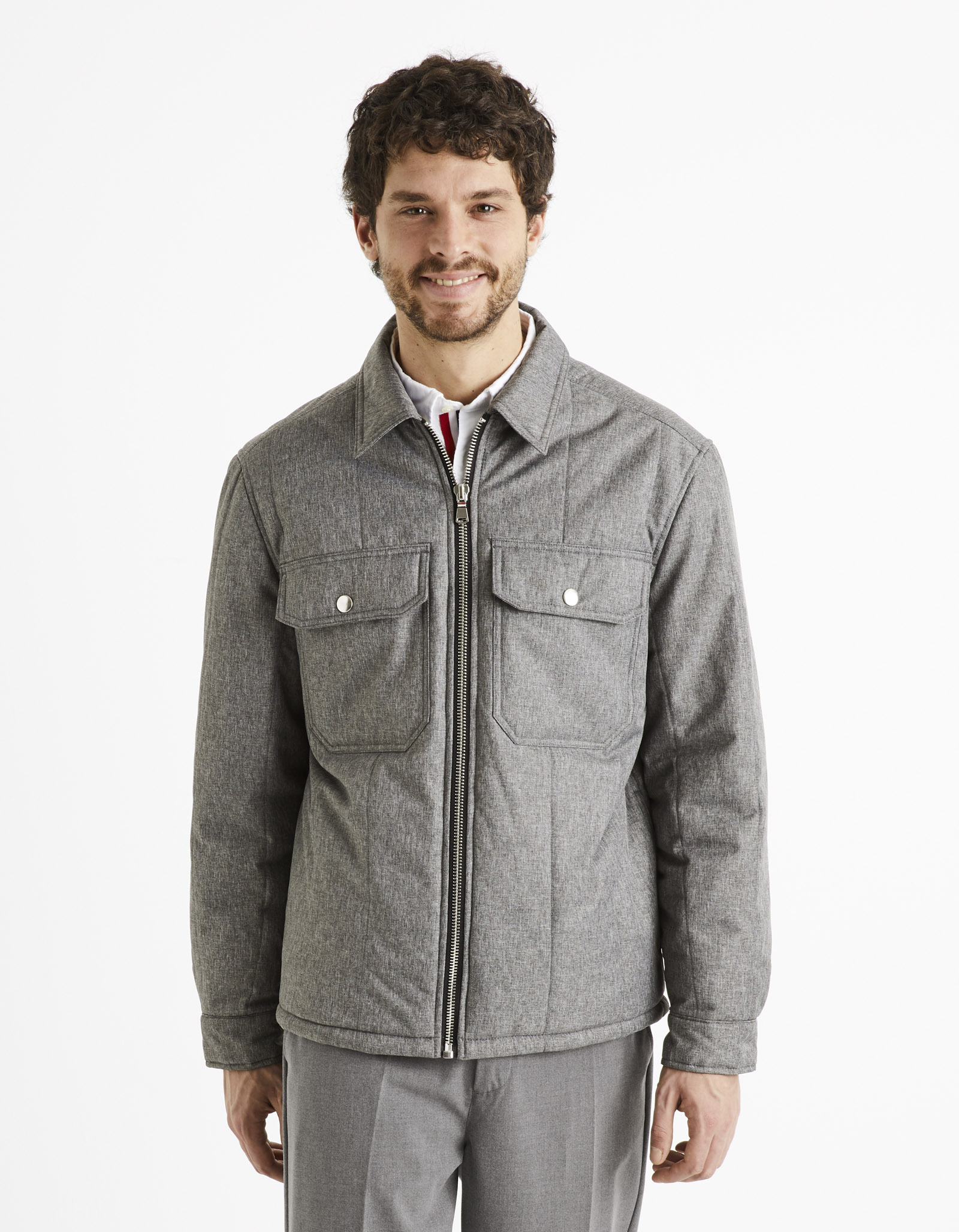 Jachete de iarna pentru barbati Celio - gri