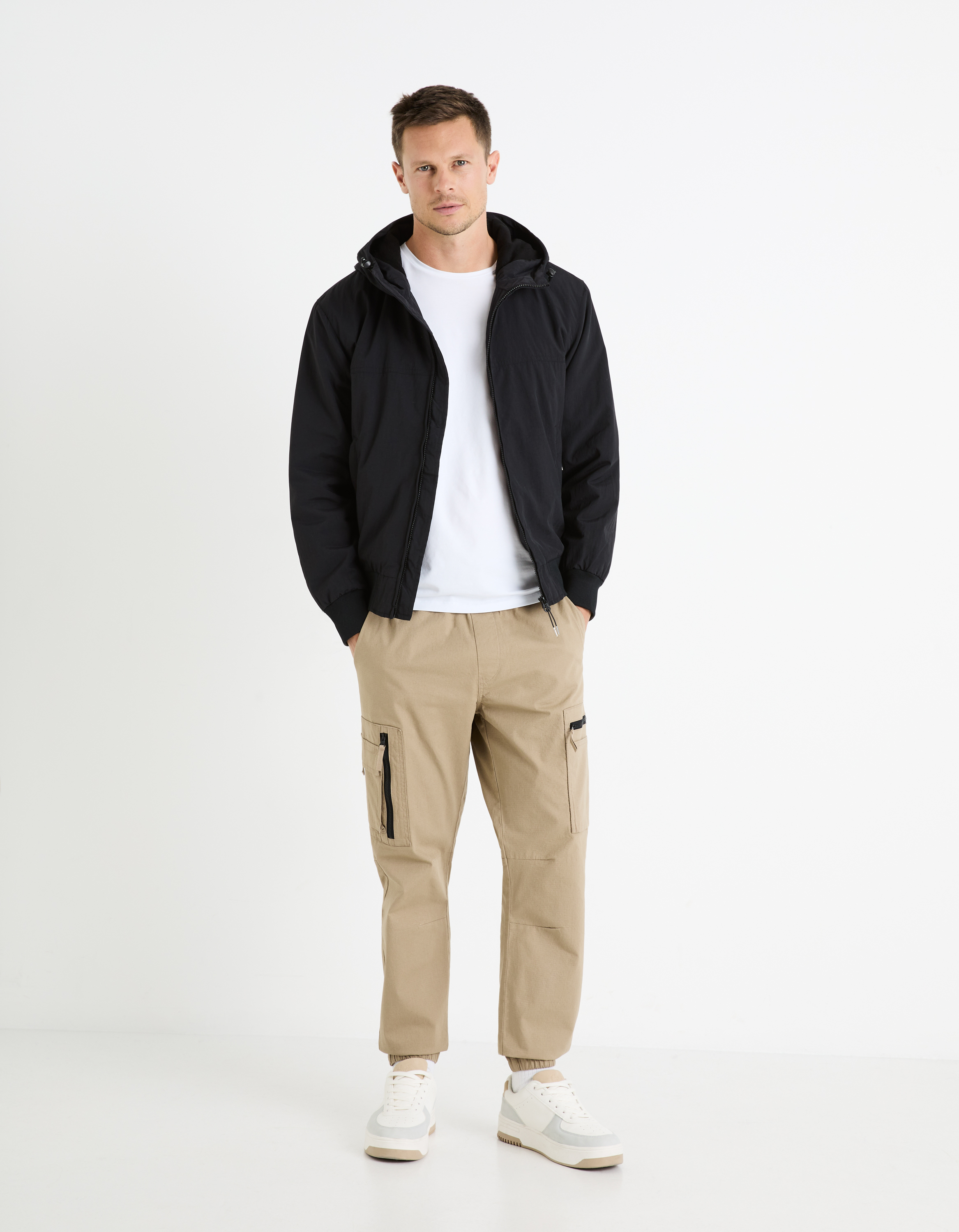 Jachete de iarna pentru barbati Celio - negru