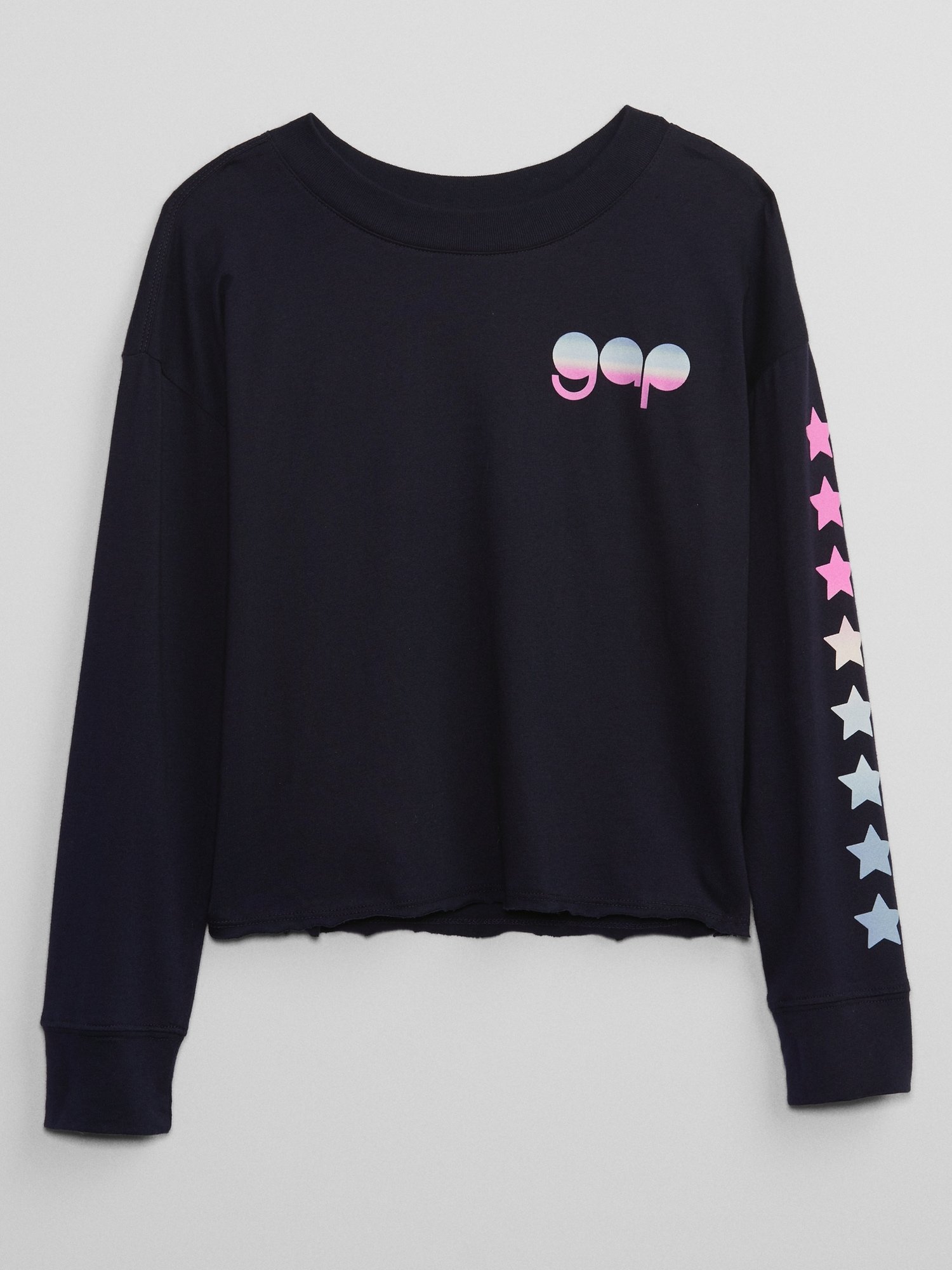 GAP Children's T-shirt logo and stars - Girls