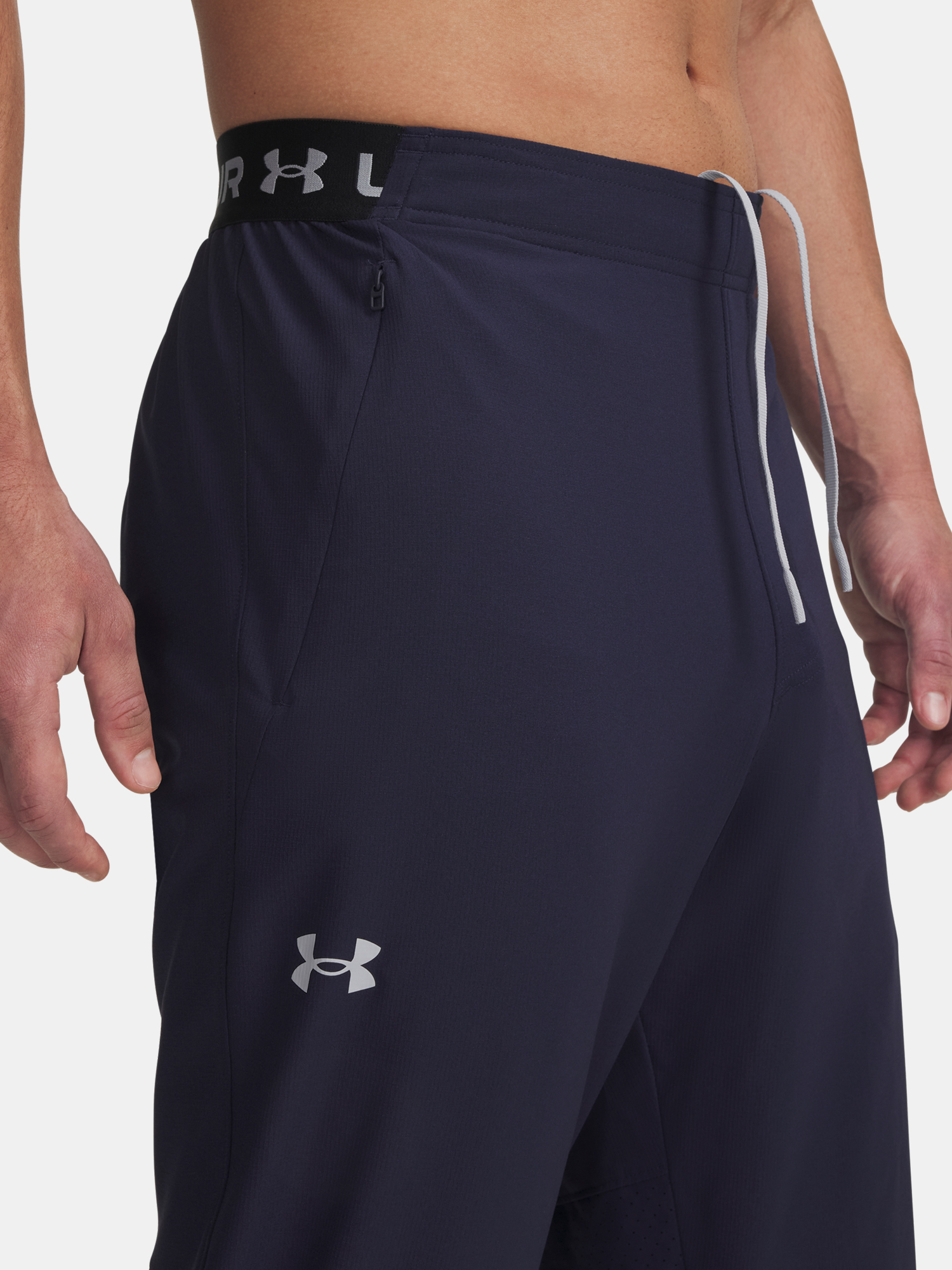 Men&#039;s Under Armour Vanish Woven Tapered Pants-BLU - Mens