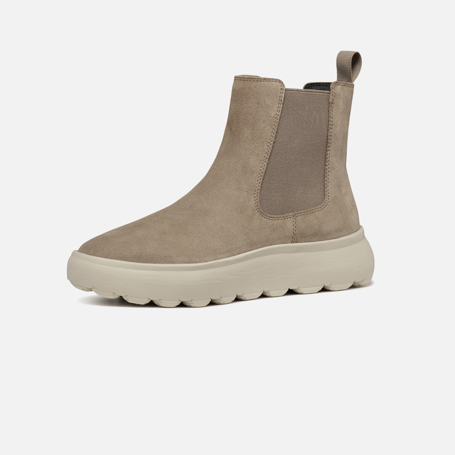 Beige women's ankle boots Geox Spherica EC4.1 - Women's