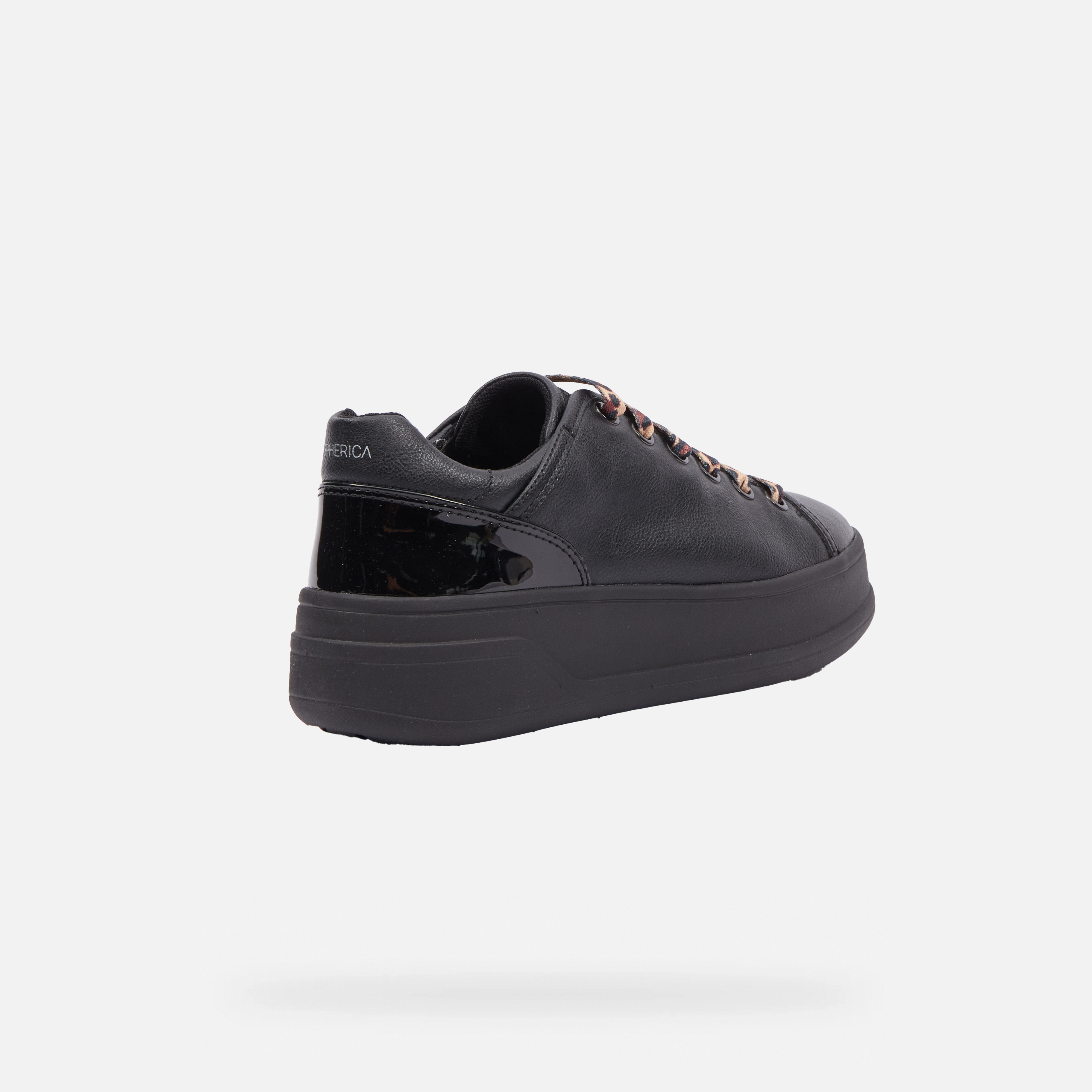 Black women's sneakers Geox Spherica Ecub-2 - Women's