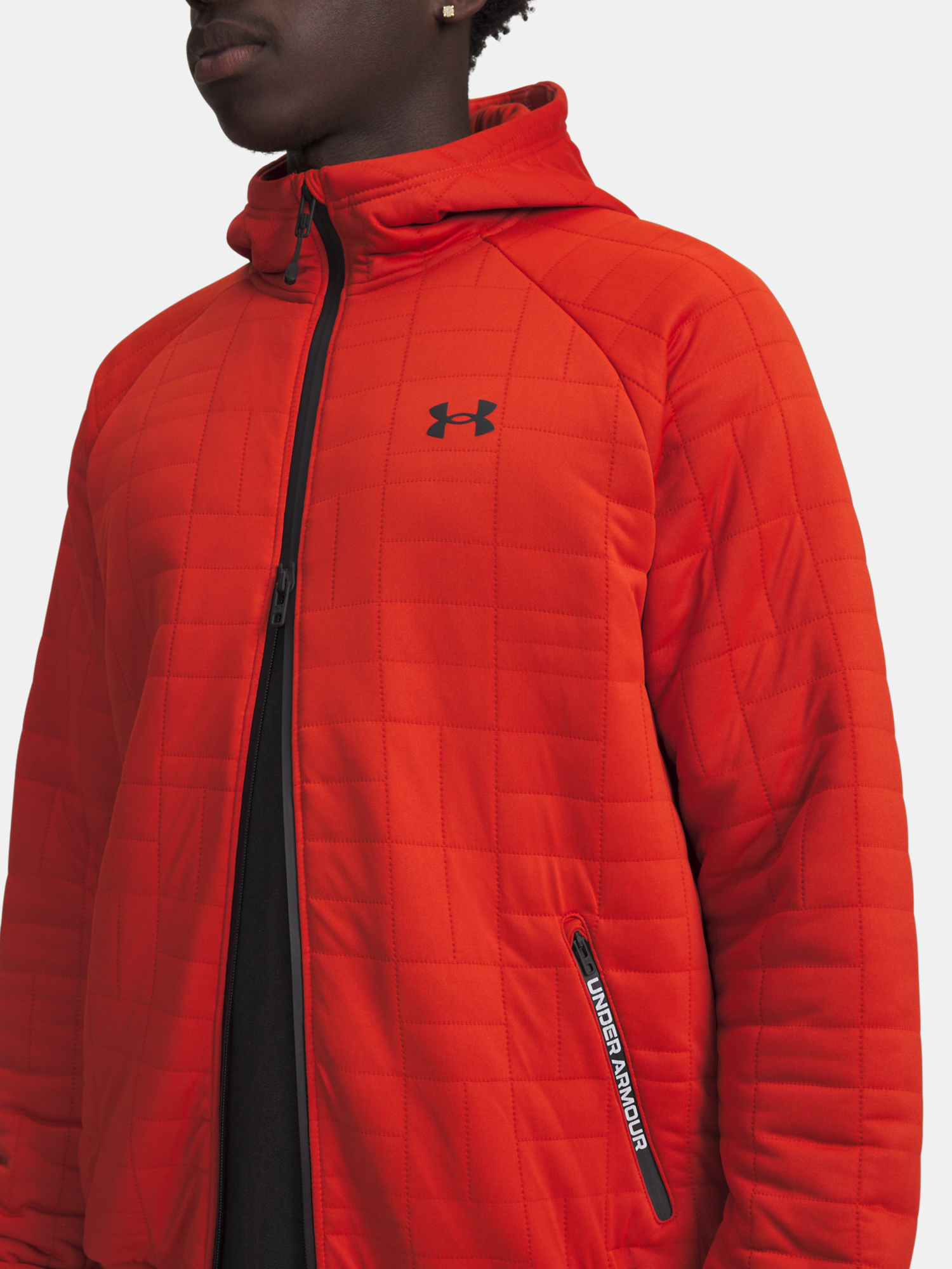 Under Armour UA Unstoppable Flc Txtr FZ-ORG Men's Sweatshirt - Mens