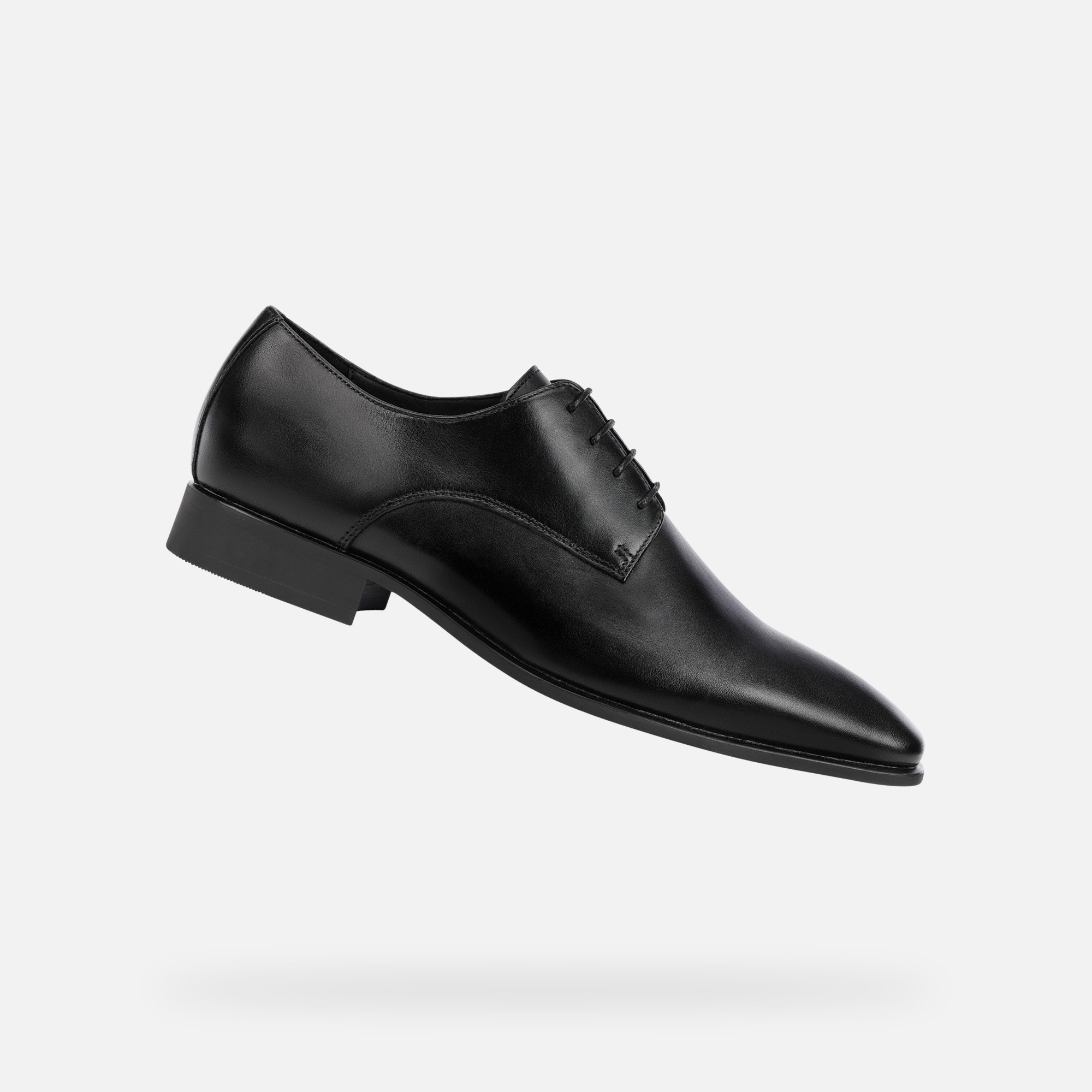 Black mens formal shoes Geox High Life - Men