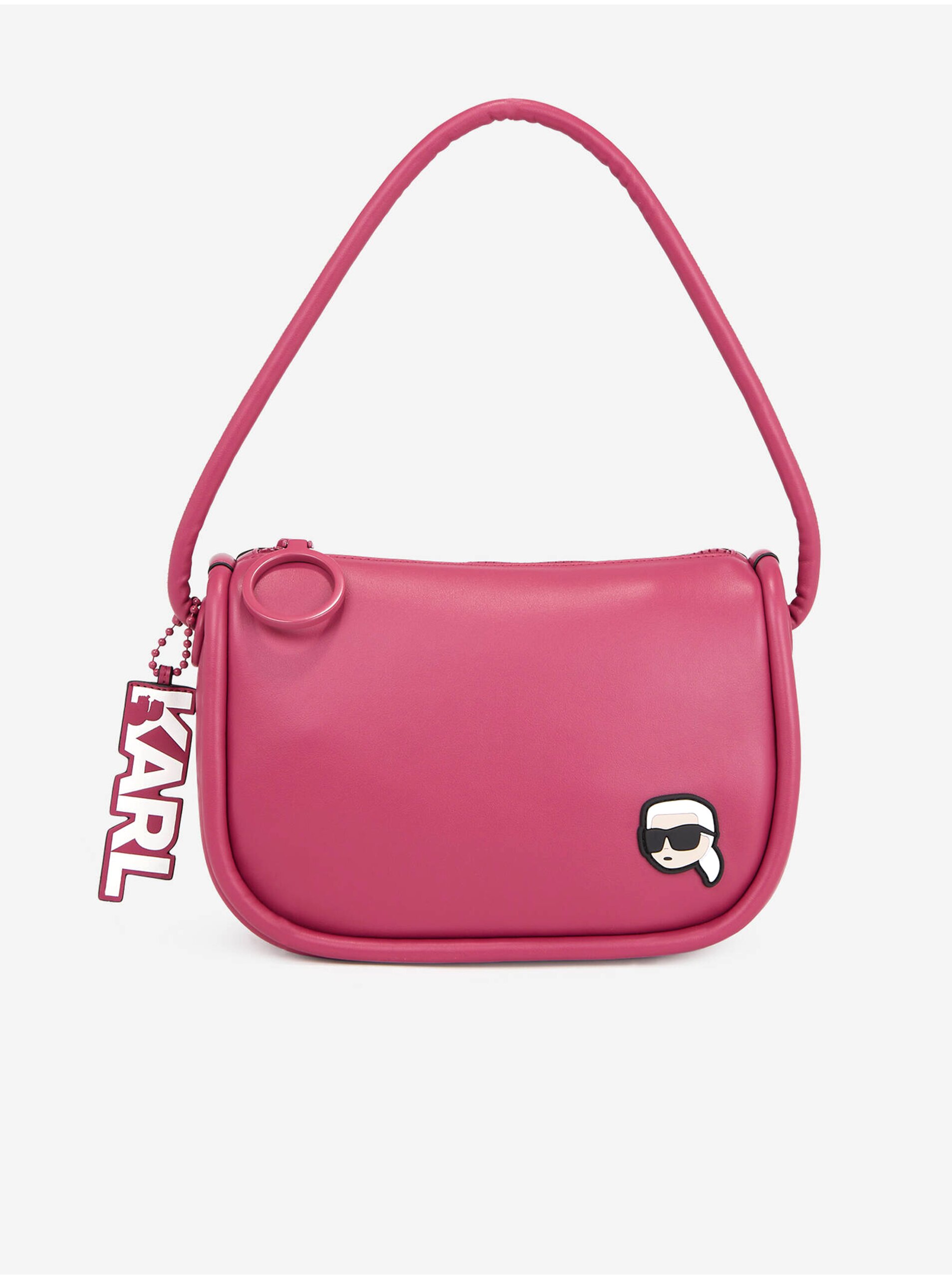 Dark pink women's handbag KARL LAGERFELD - Ladies