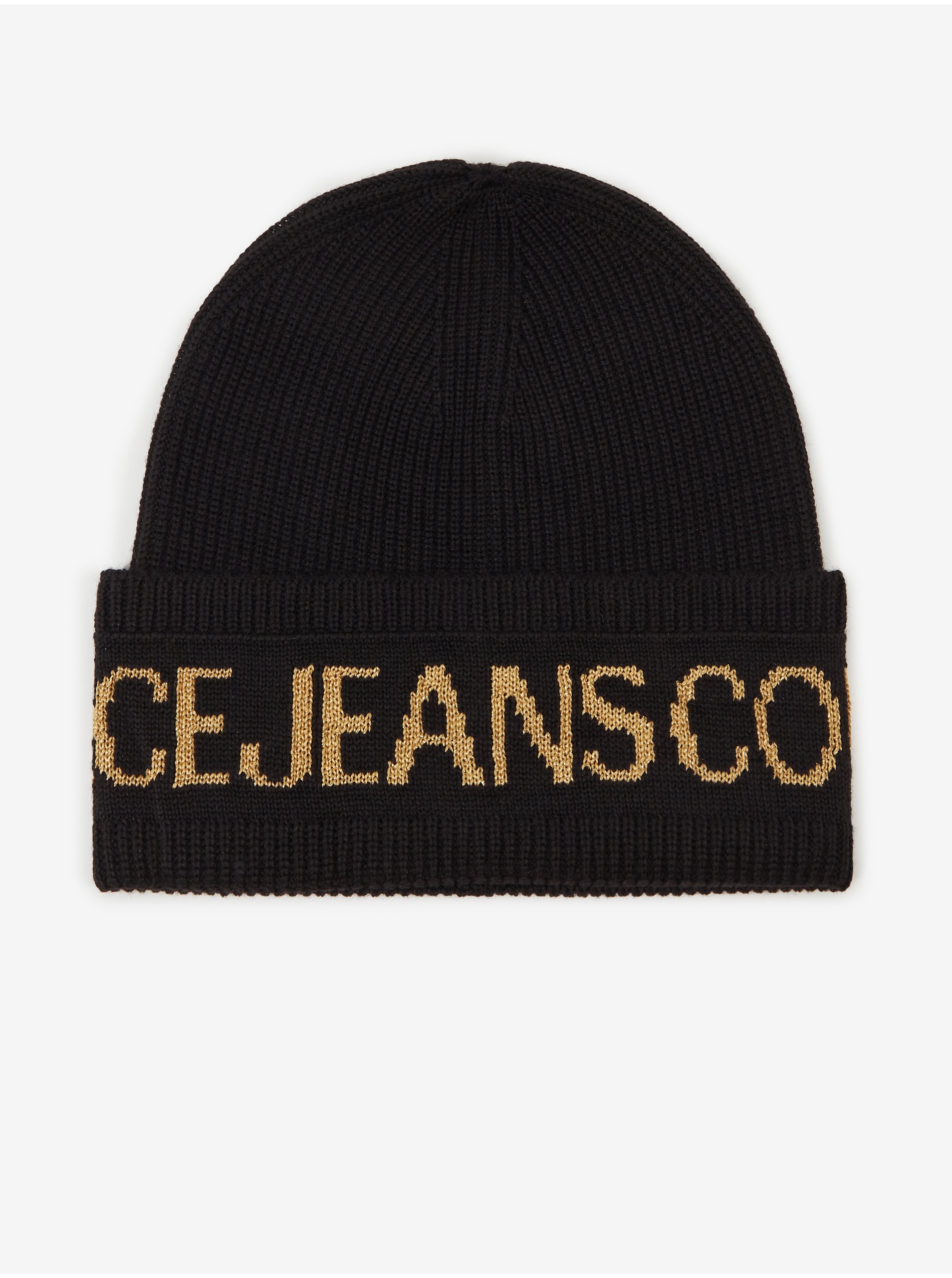Black Woolen Beanie Versace Jeans Couture - Men