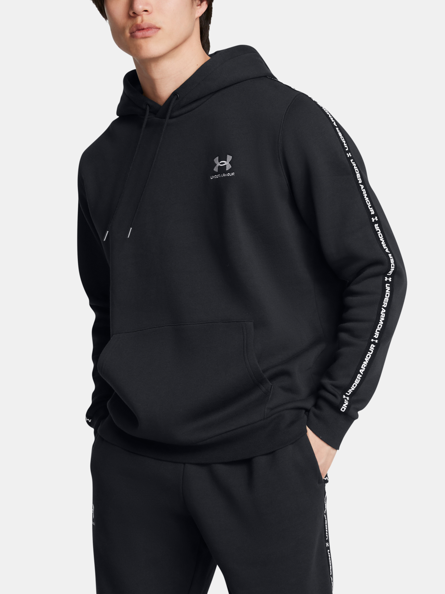 Under Armour Pánská Mikina UA Icon Fleece HD Taping - Pánské