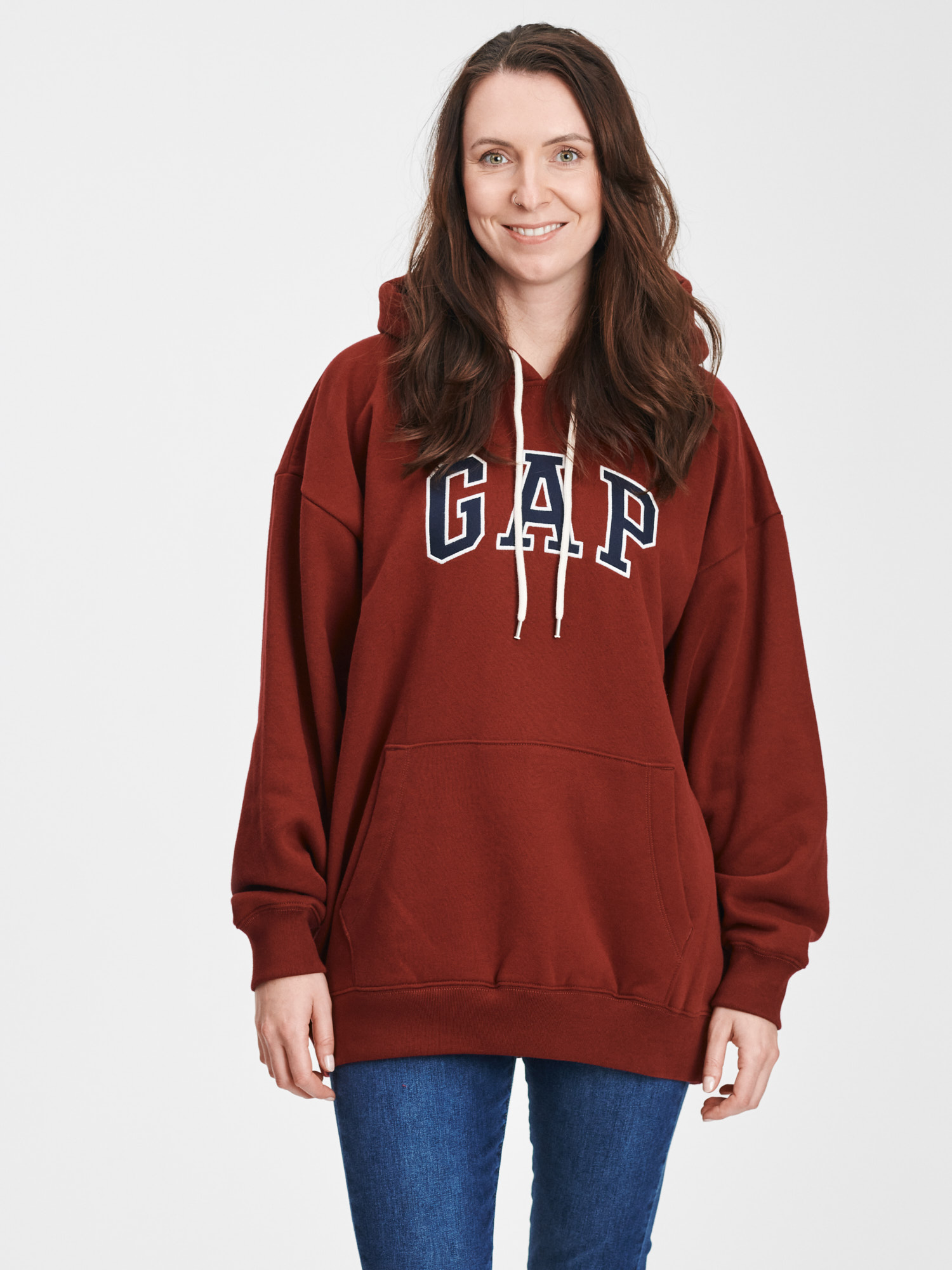 GAP Longer Sweatshirt Logo - Women