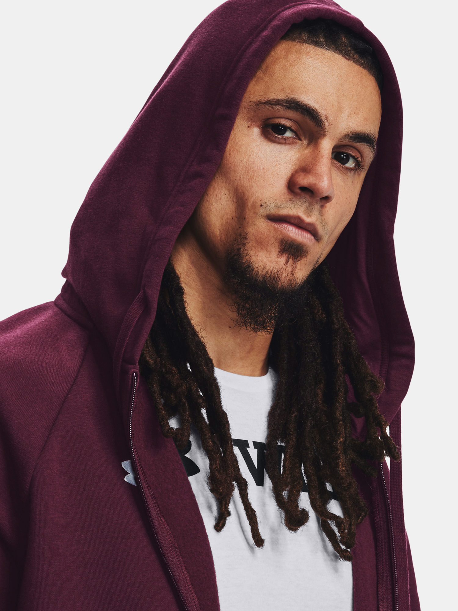 Under Armour Sweatshirt UA Rival Fleece FZ Hoodie-MRN - Men