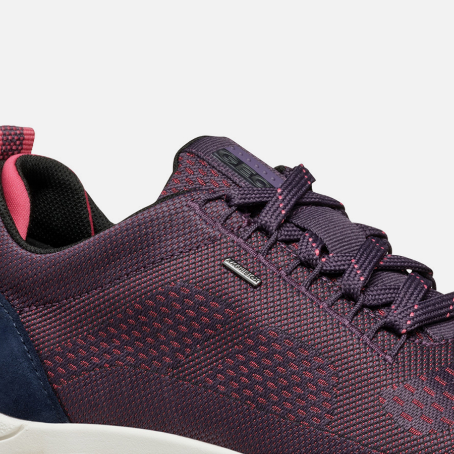 Dark purple women's sneakers Geox Spherica 4x4 B Abx - Women's