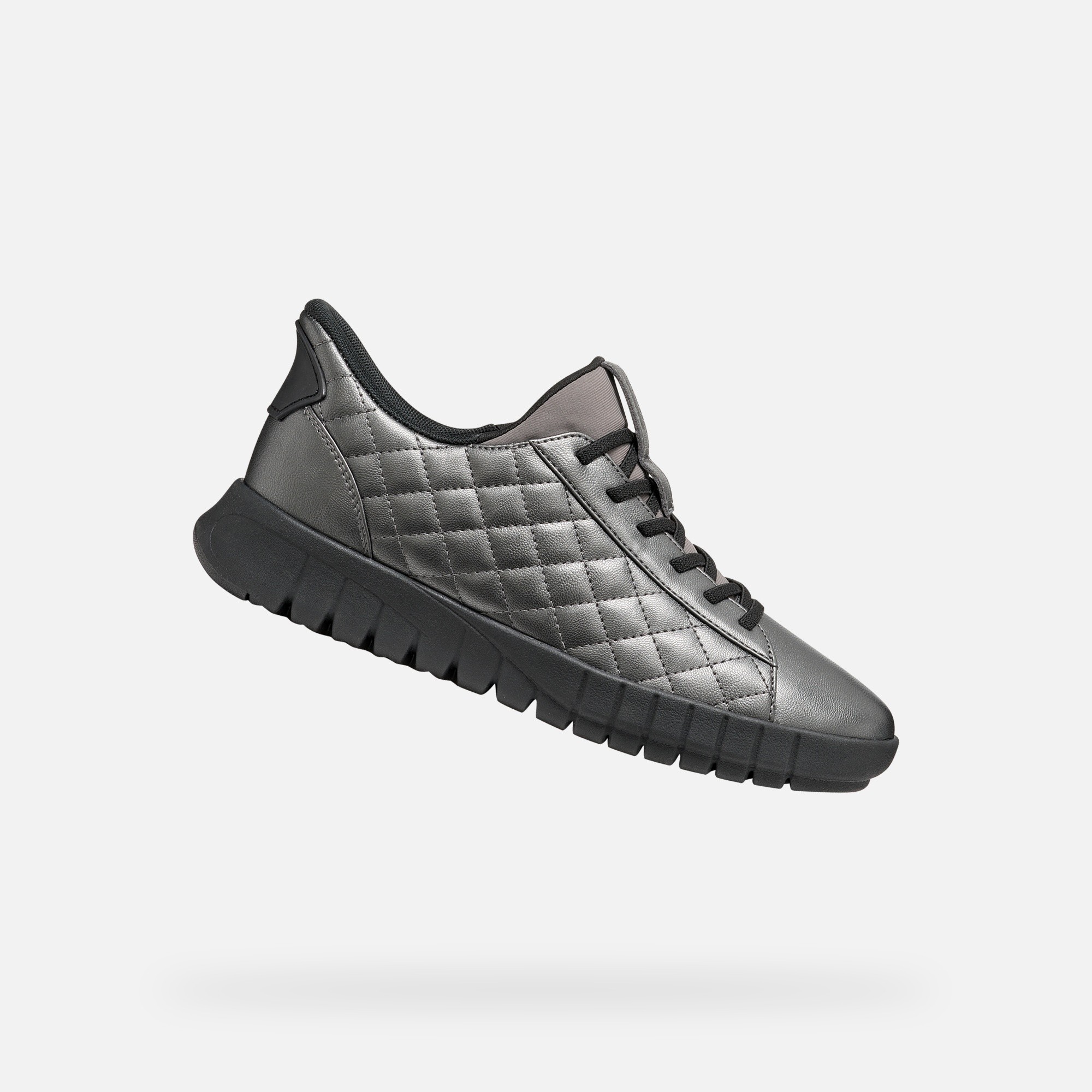 Dark Grey Women's Geox Flextride Plus Sneakers - Women's