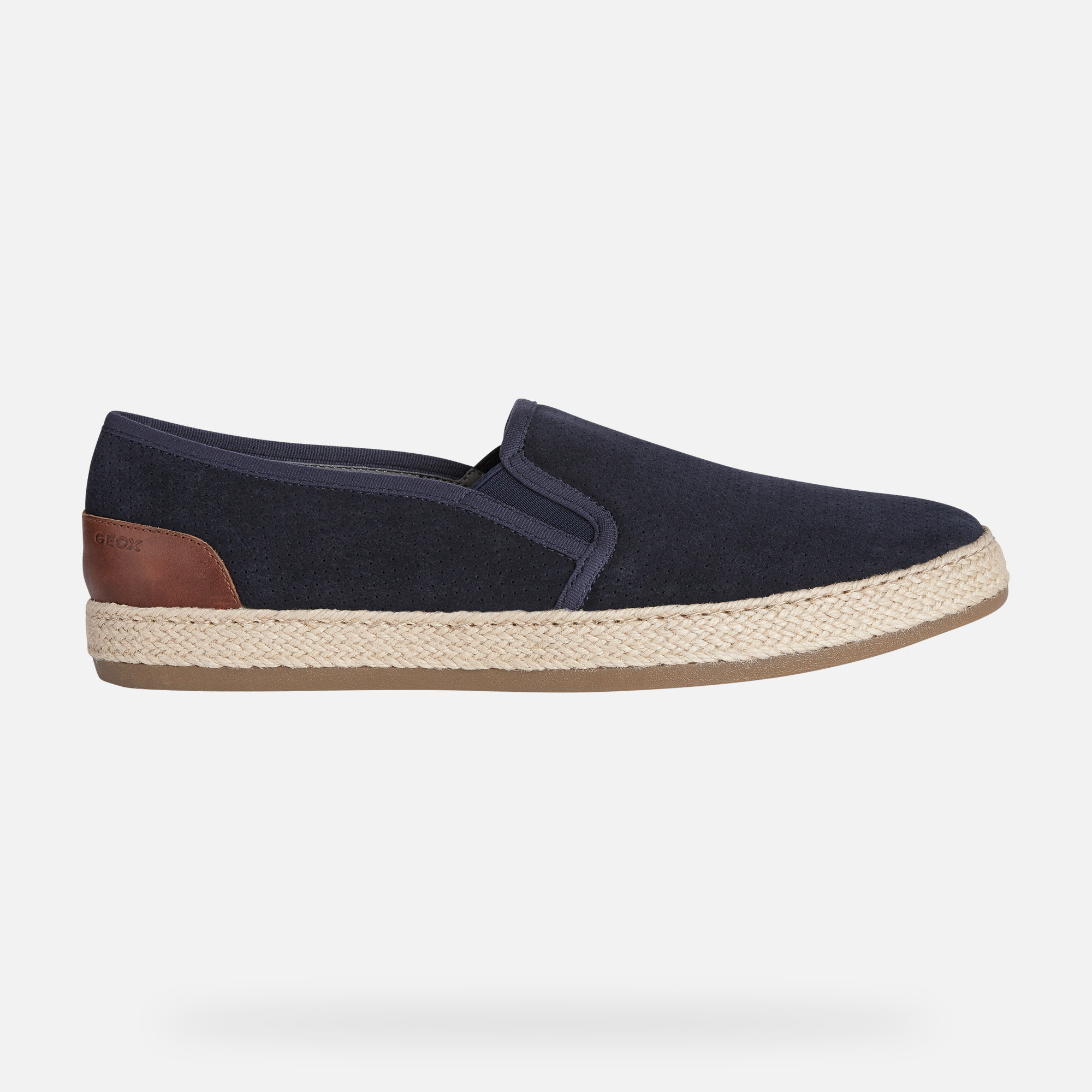 Dark blue men's slip on sneakers Geox Pantelleria - Men's