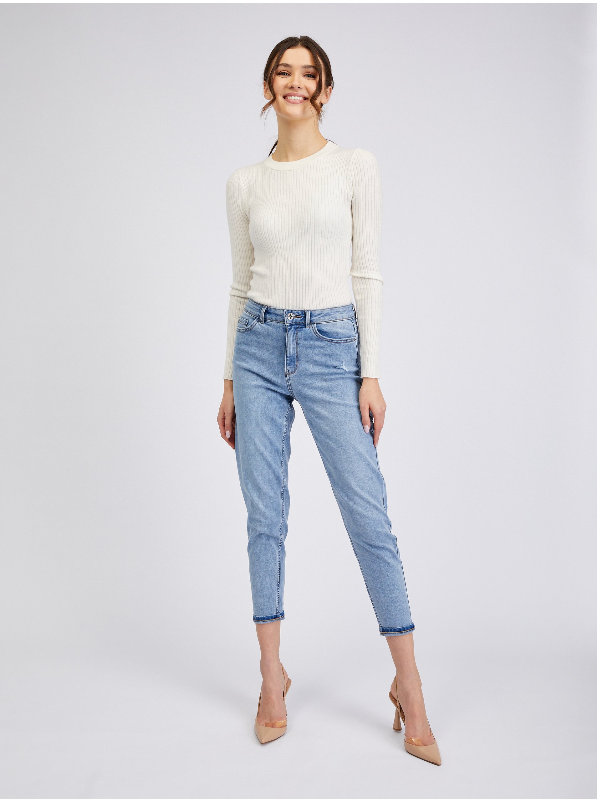 Orsay Light blue women's mom fit jeans - Women's