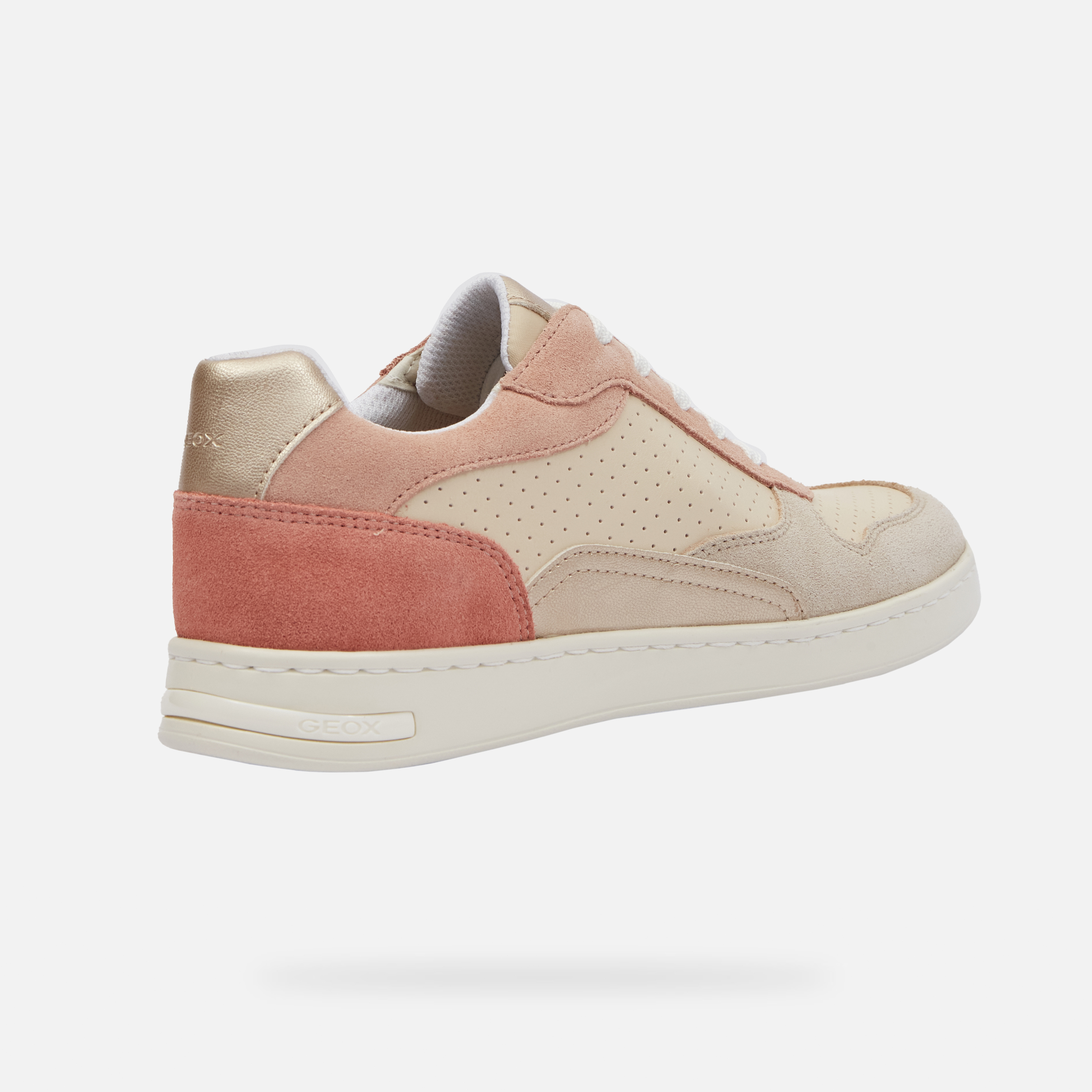 Brown women's sneakers Geox Jaysen - Women's