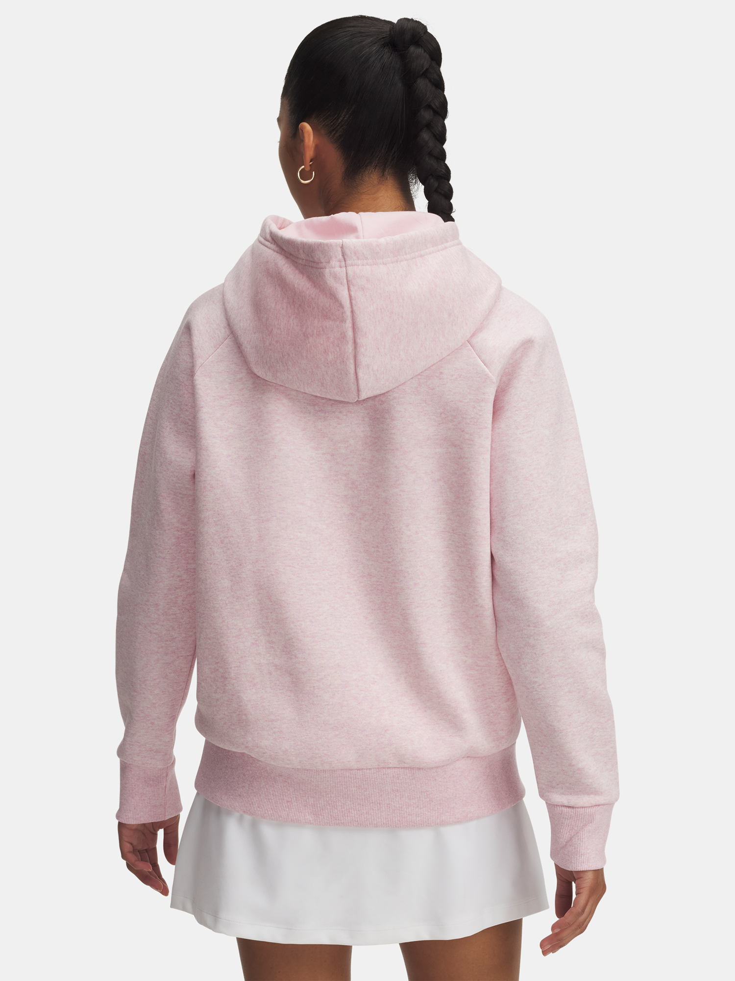 Under Armour UA Rival Fleece Hoodie-PNK - Ladies