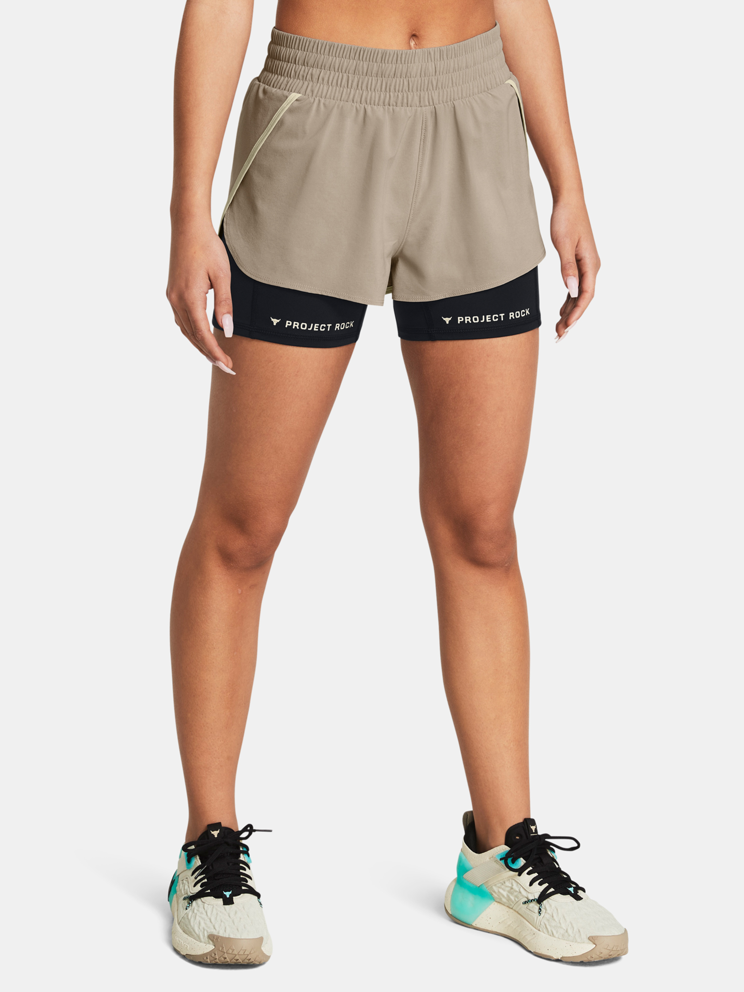 Under Armour Kraťasy Pjt Rck Flex Short-BRN - Dámské