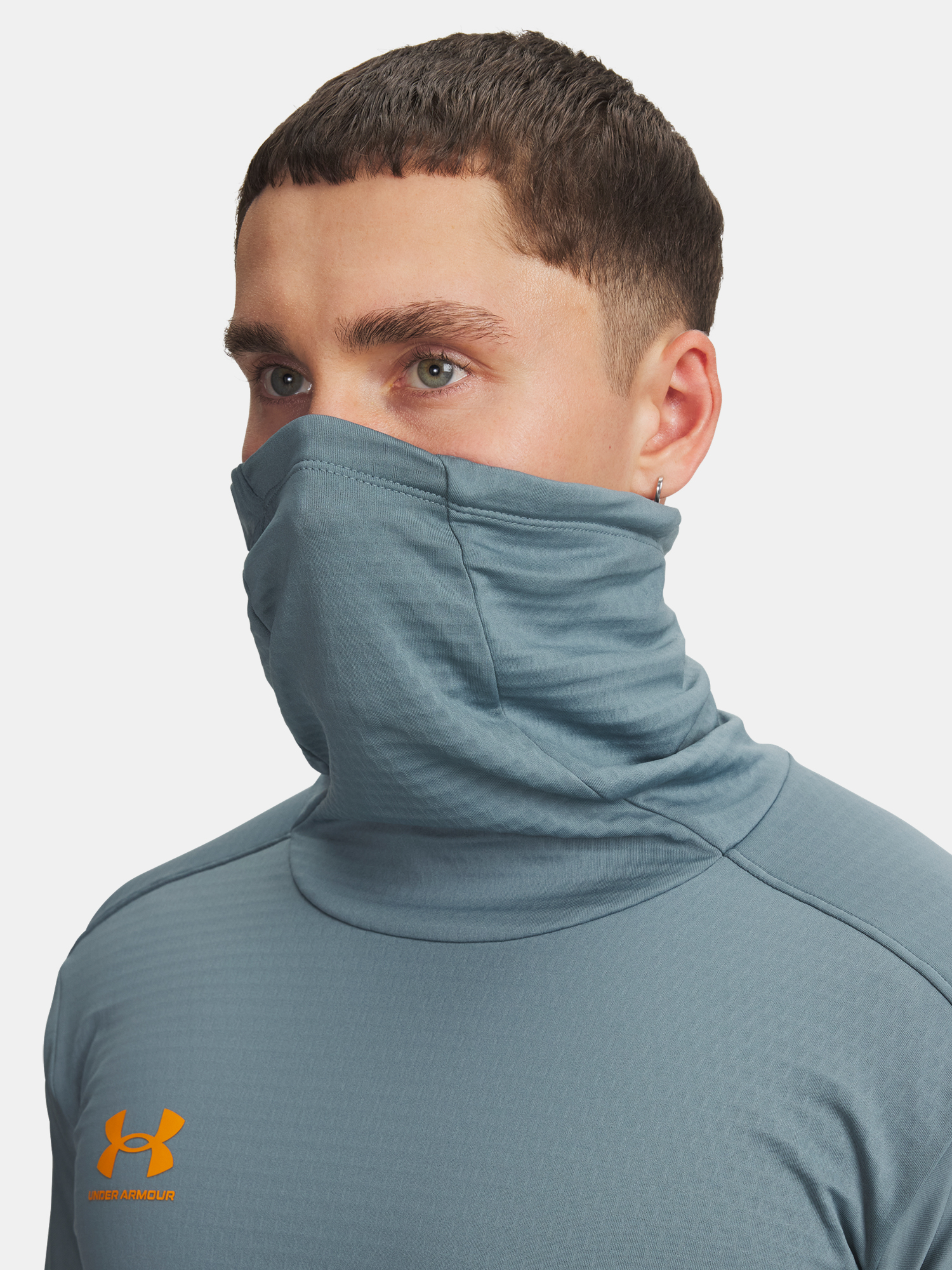 Men's Under Armour UA M Challenger Pro T-Shirt Wintr LS-BLU - Men's