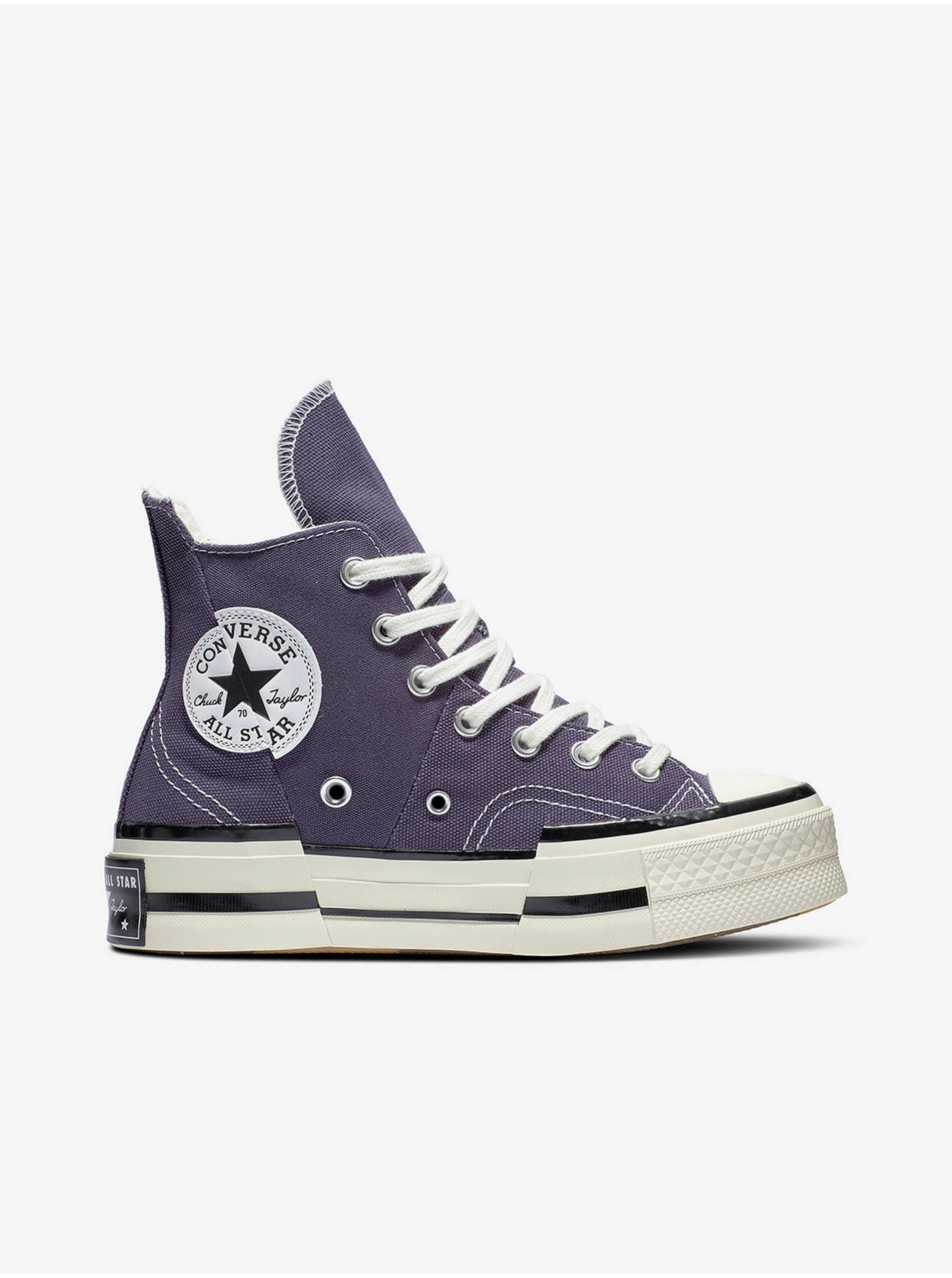 Dark Purple Women's Ankle Sneakers Converse - Women