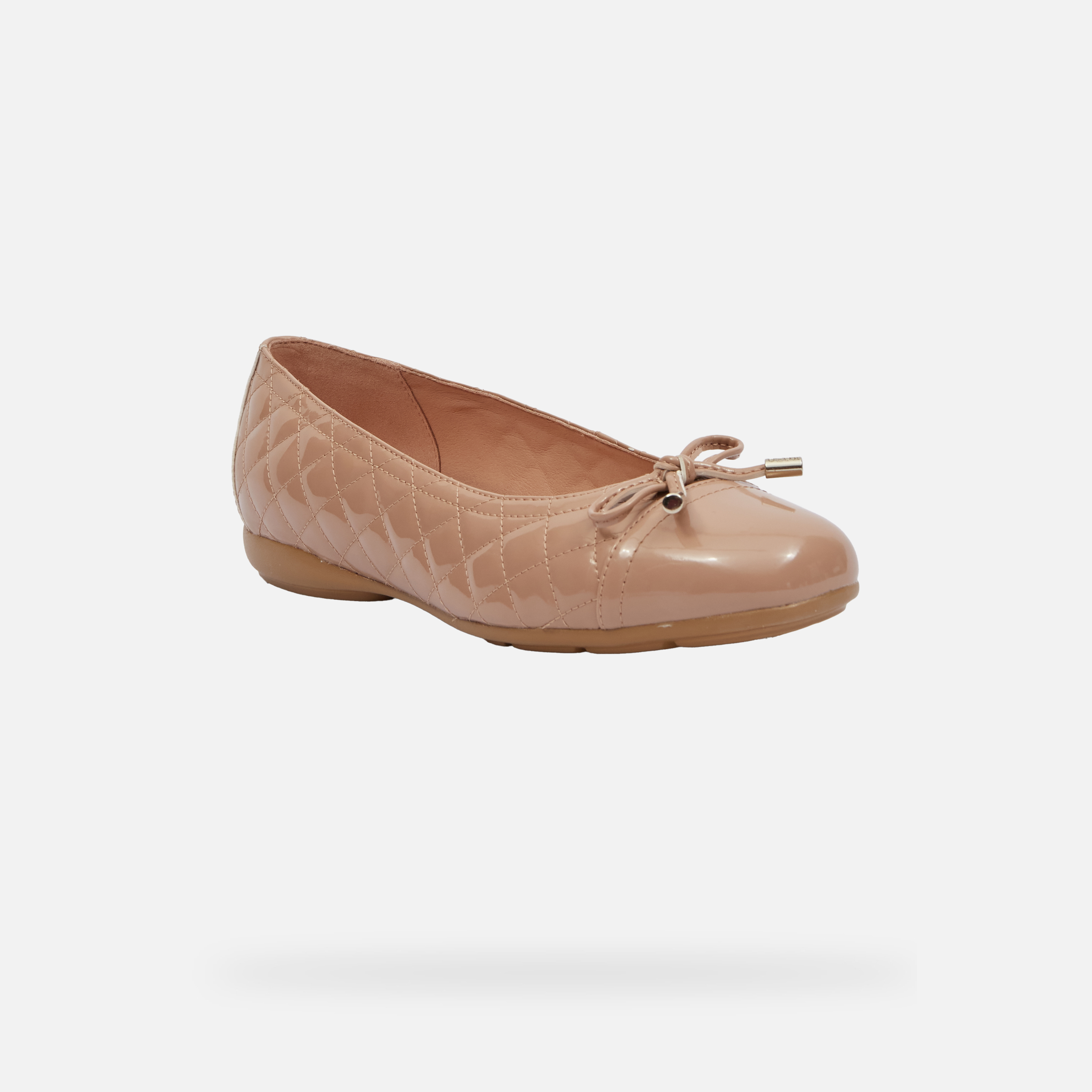 Brown women&#039;s ballet flats Geox Annytah - Women&#039;s