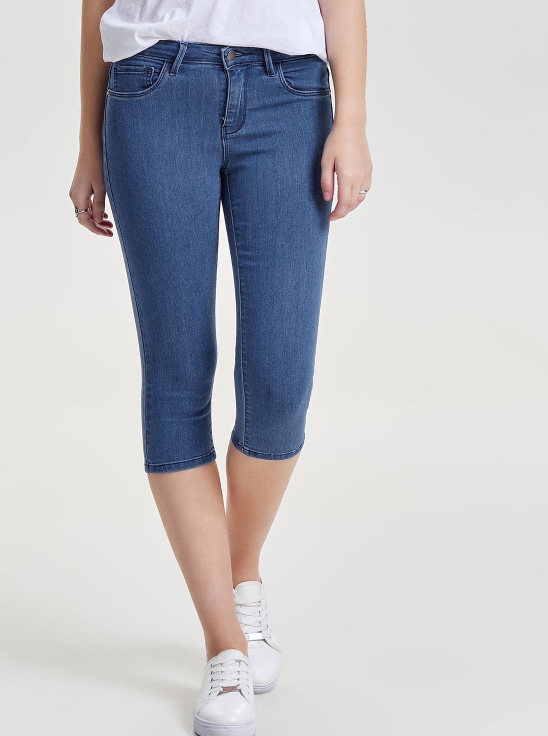 Blue 3/4 Jeans ONLY Rain - Women