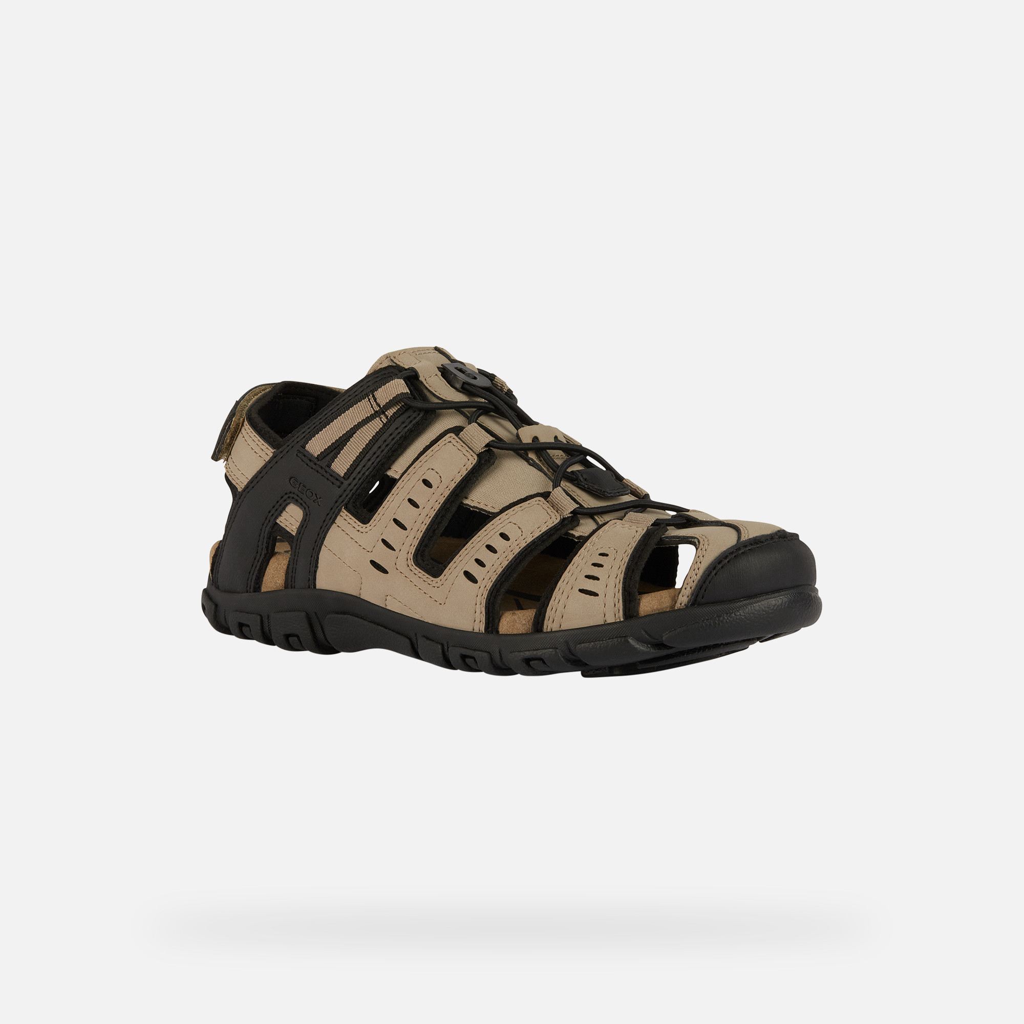 Beige men&#039;s sandals Geox Strada - Men&#039;s