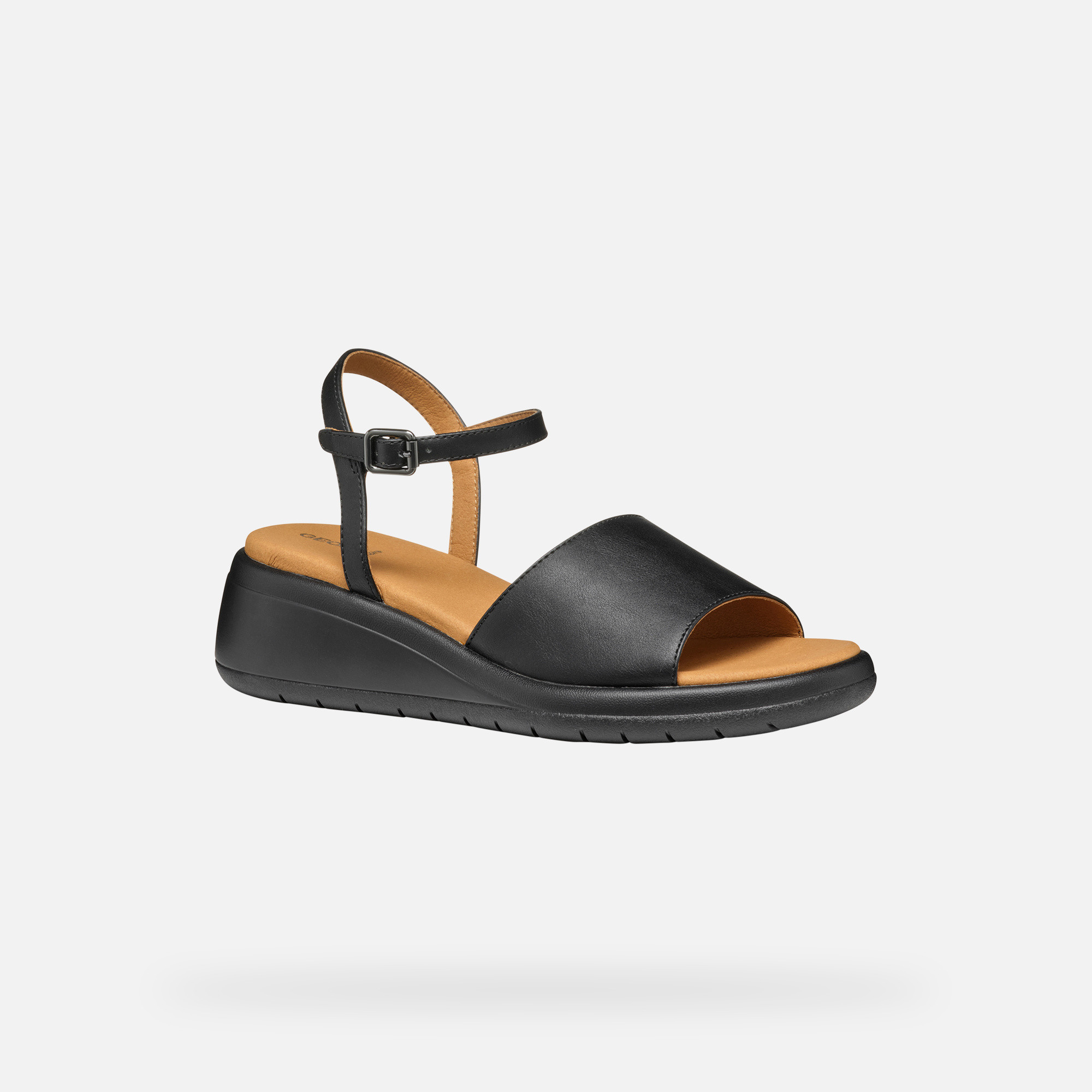 Black women's sandals Geox Meliconia - Women's