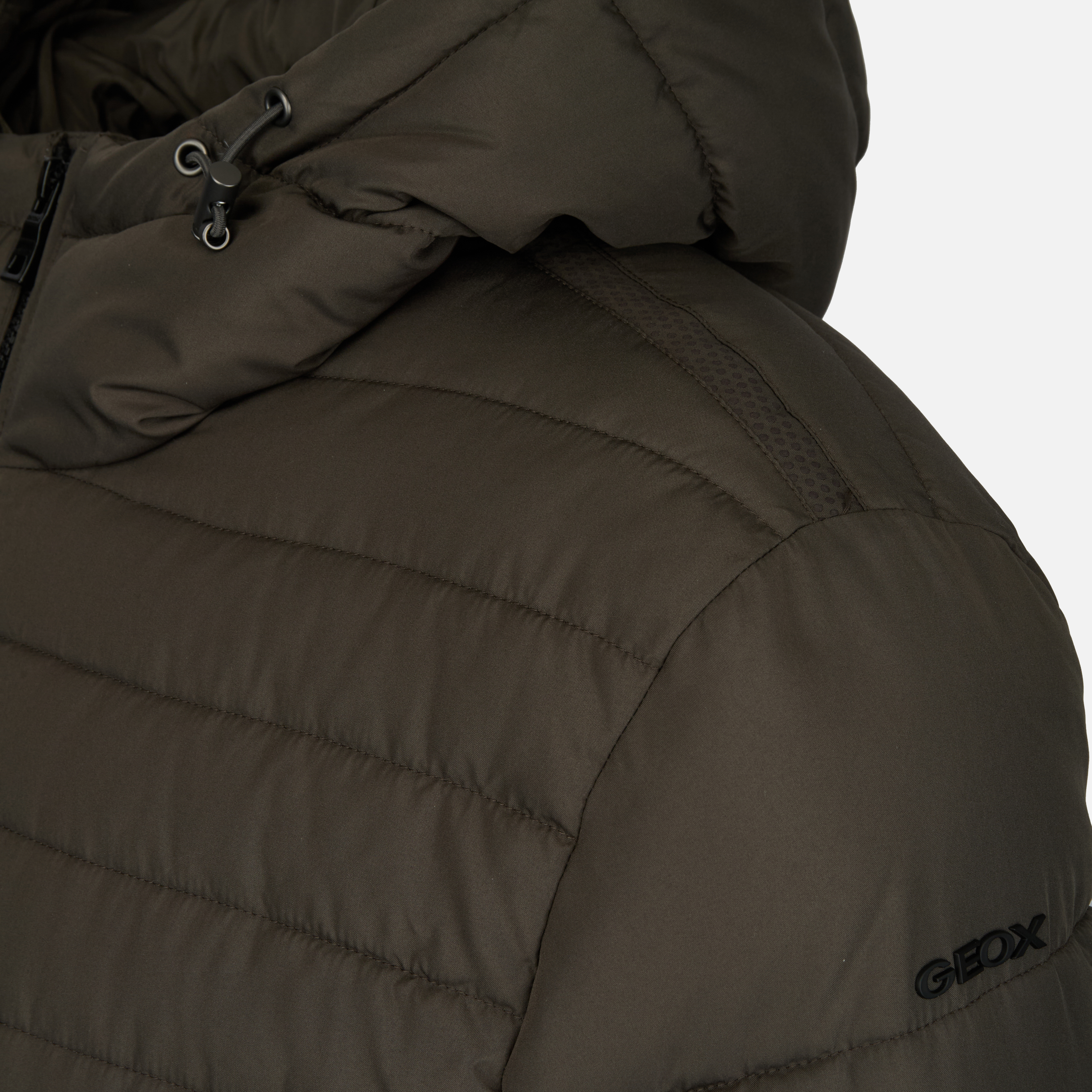 Geaca de iarna barbati maro inchis Geox Magnete