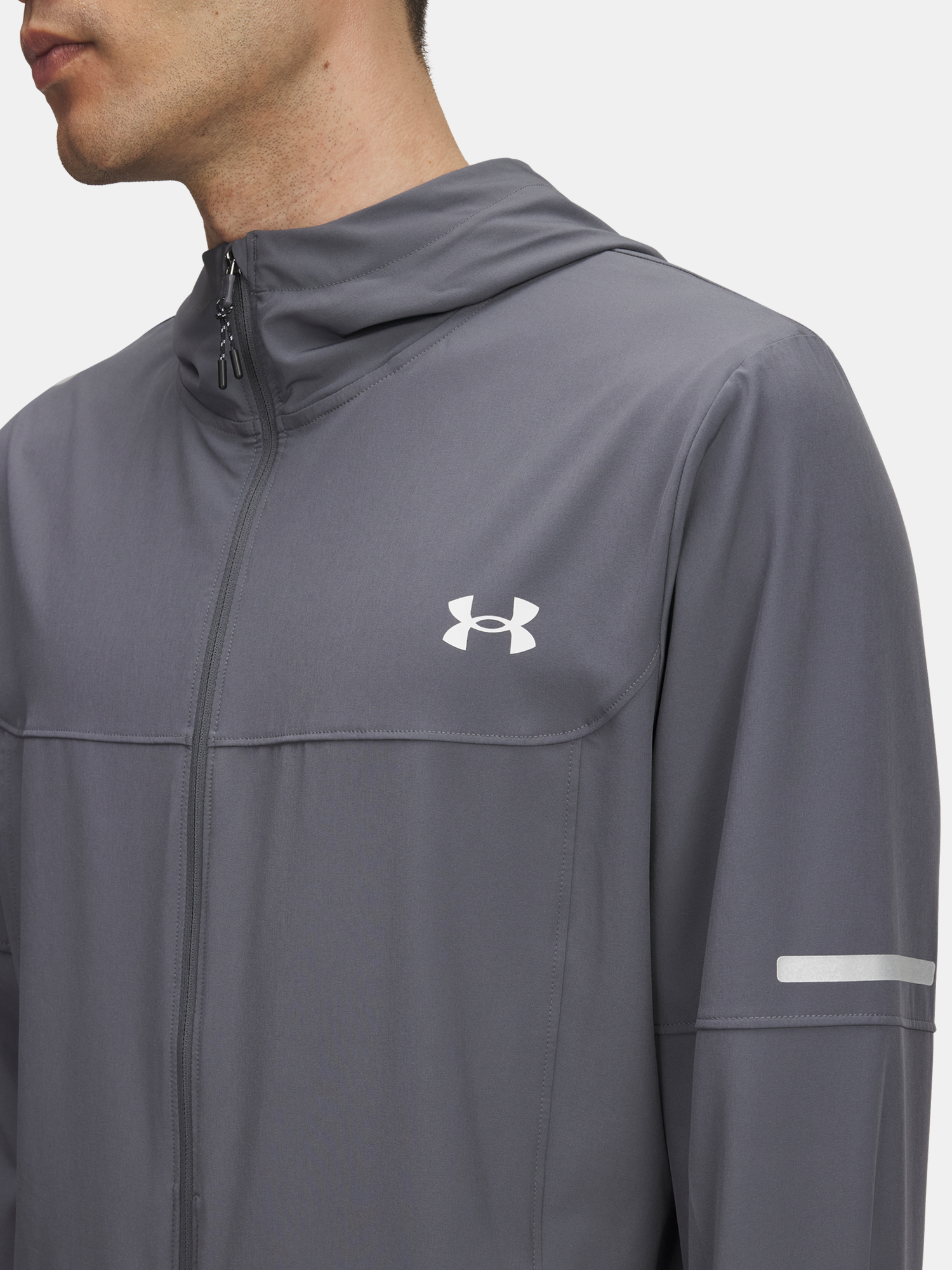 Men&#039;s jacket Under Armour UA Tech Utility Woven Jckt-GRY - Men&#039;s