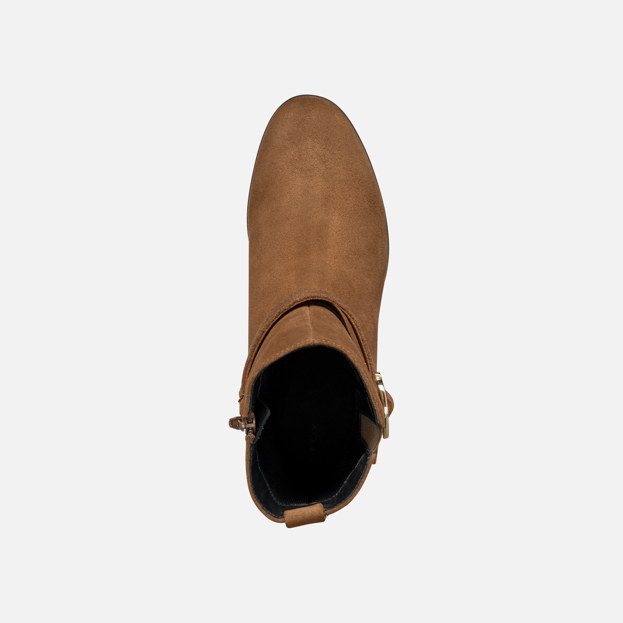 Brown women's ankle boots Geox Walk Pleasure 55 - Women's