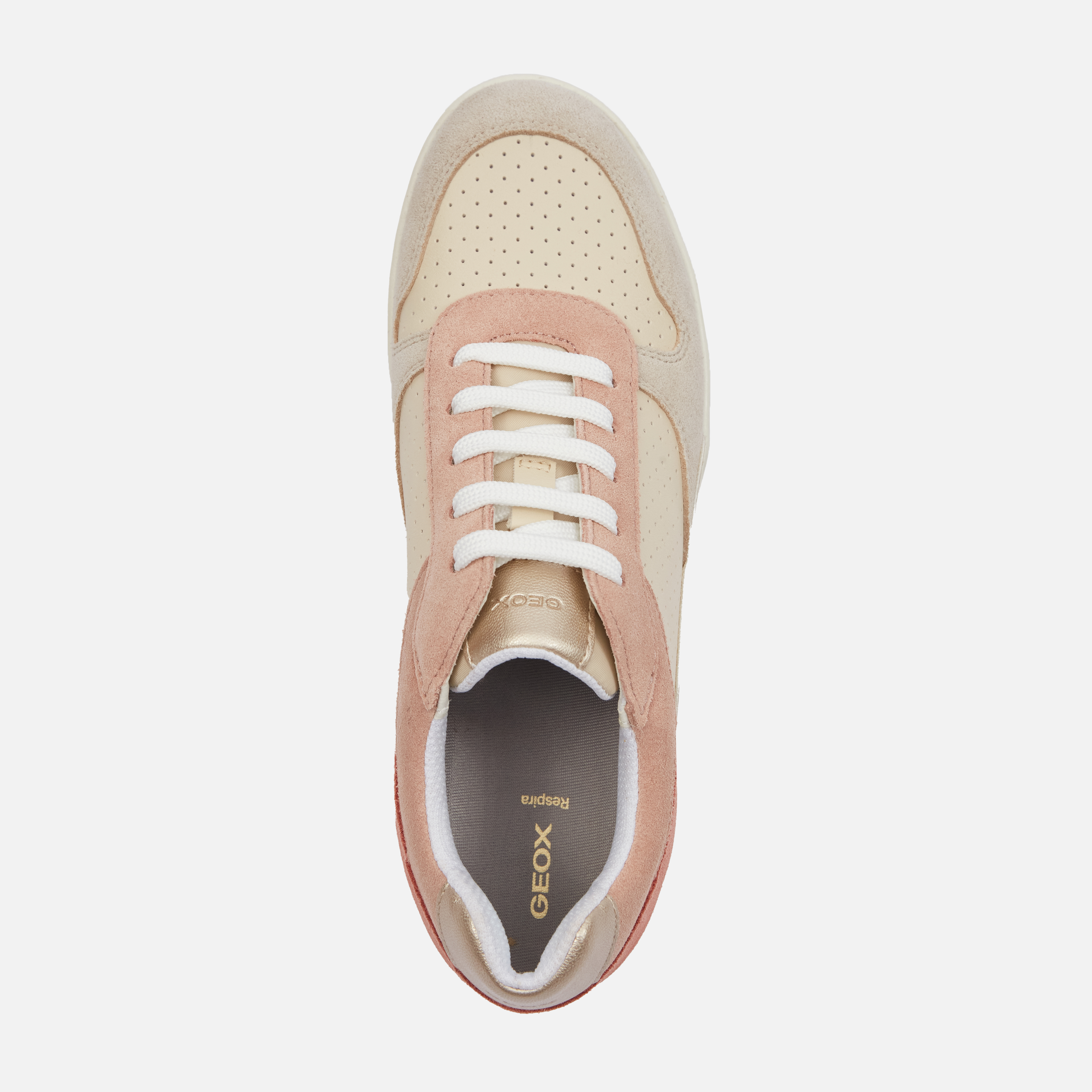 Brown women's sneakers Geox Jaysen - Women's