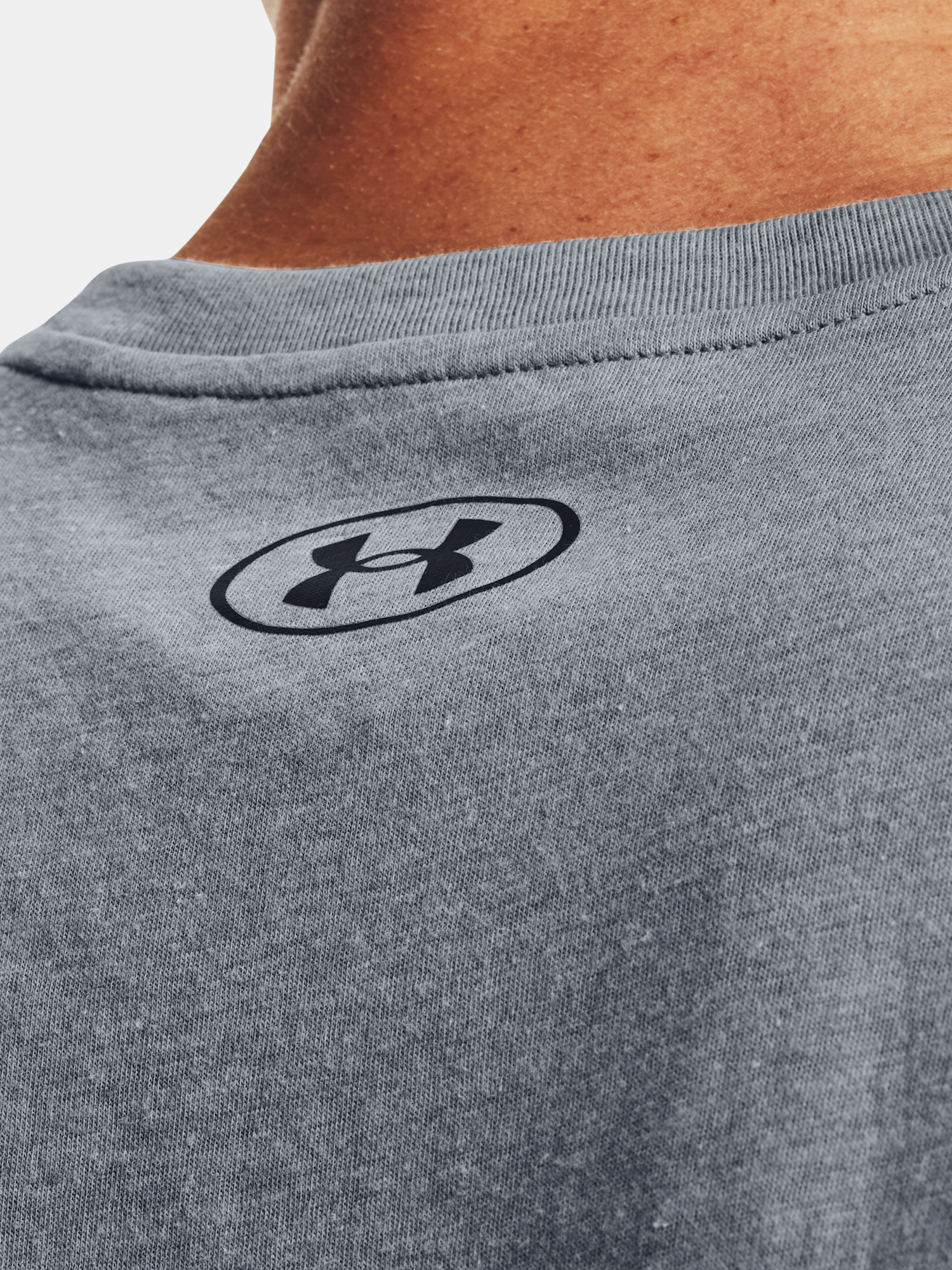 Men's Under Armour UA LEFT CHEST CUT OFF TANK-GRY - Men's Tank Top