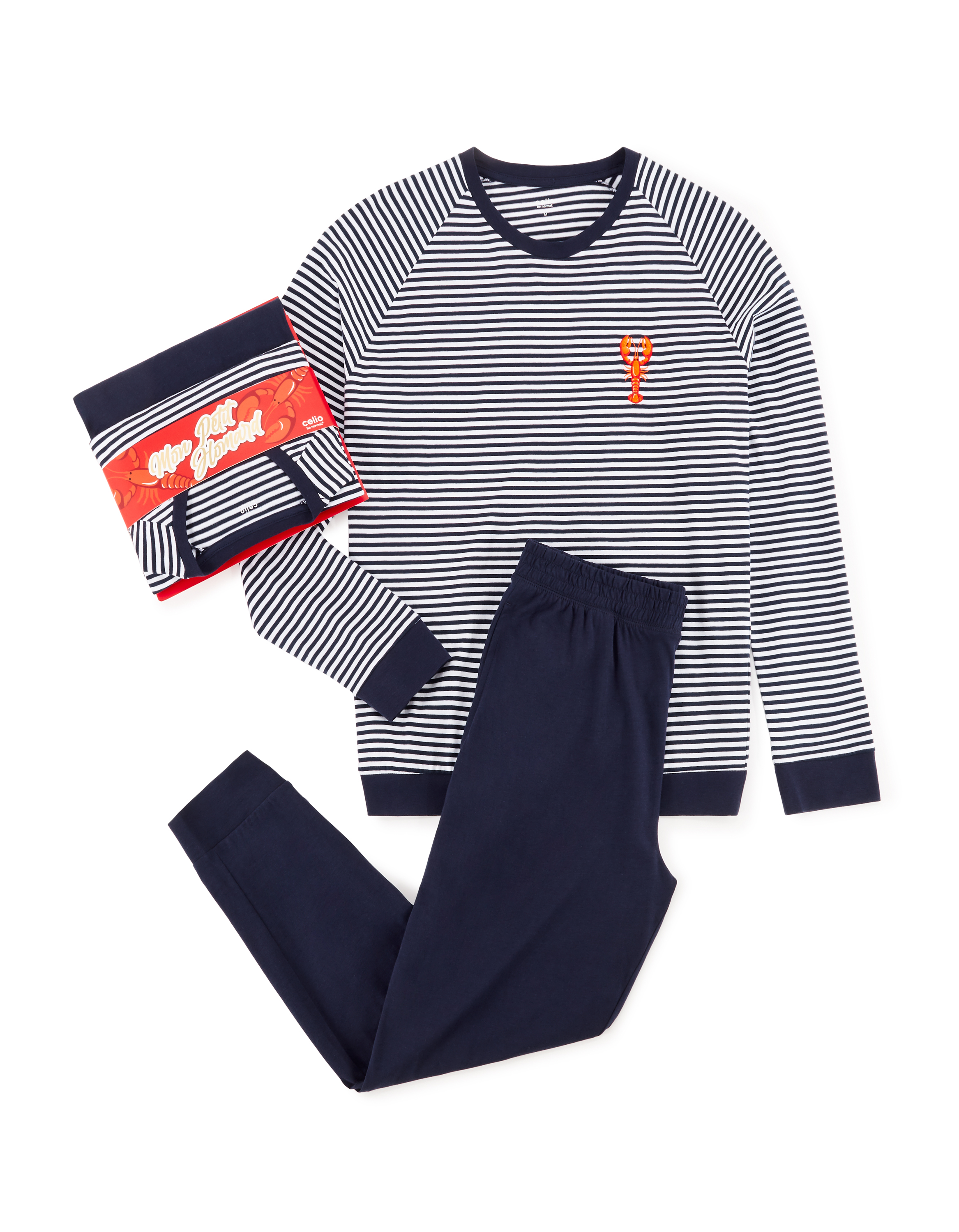 Celio Christmas pajama pack Lobster - Men&#039;s