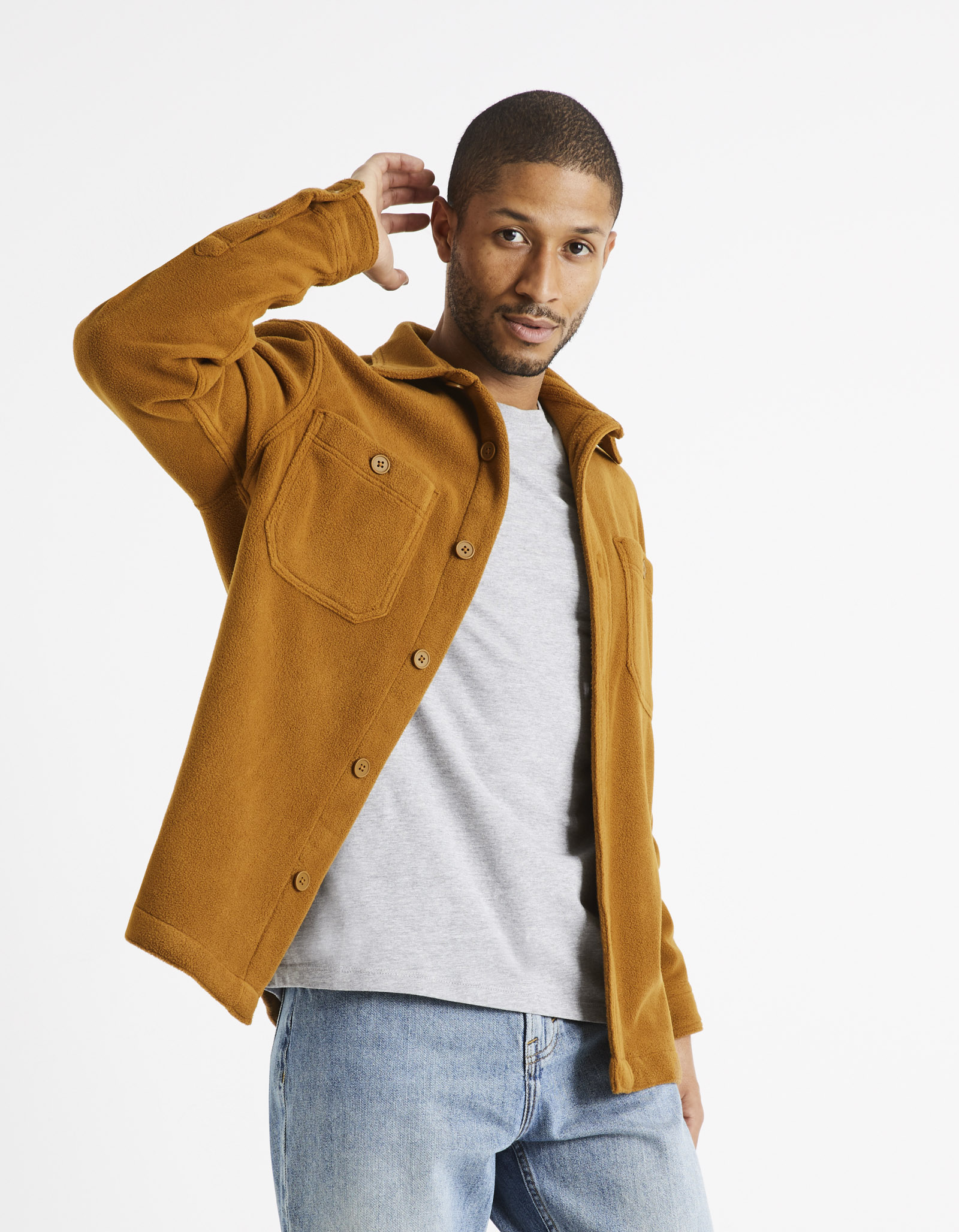 Jachete subtire pentru barbati Celio - maro