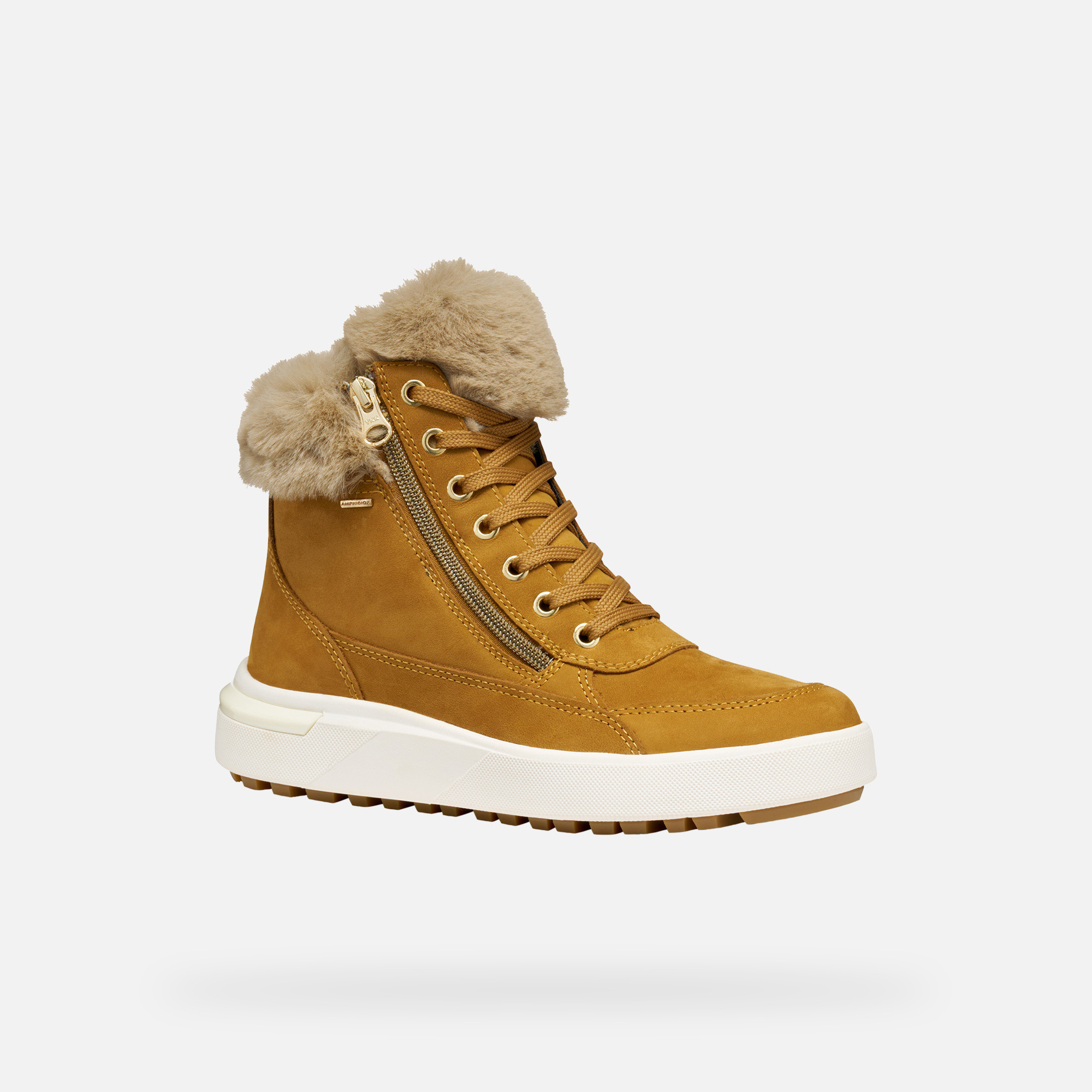 Yellow Women's Ankle Boots Geox Dalyla B ABX - Ladies