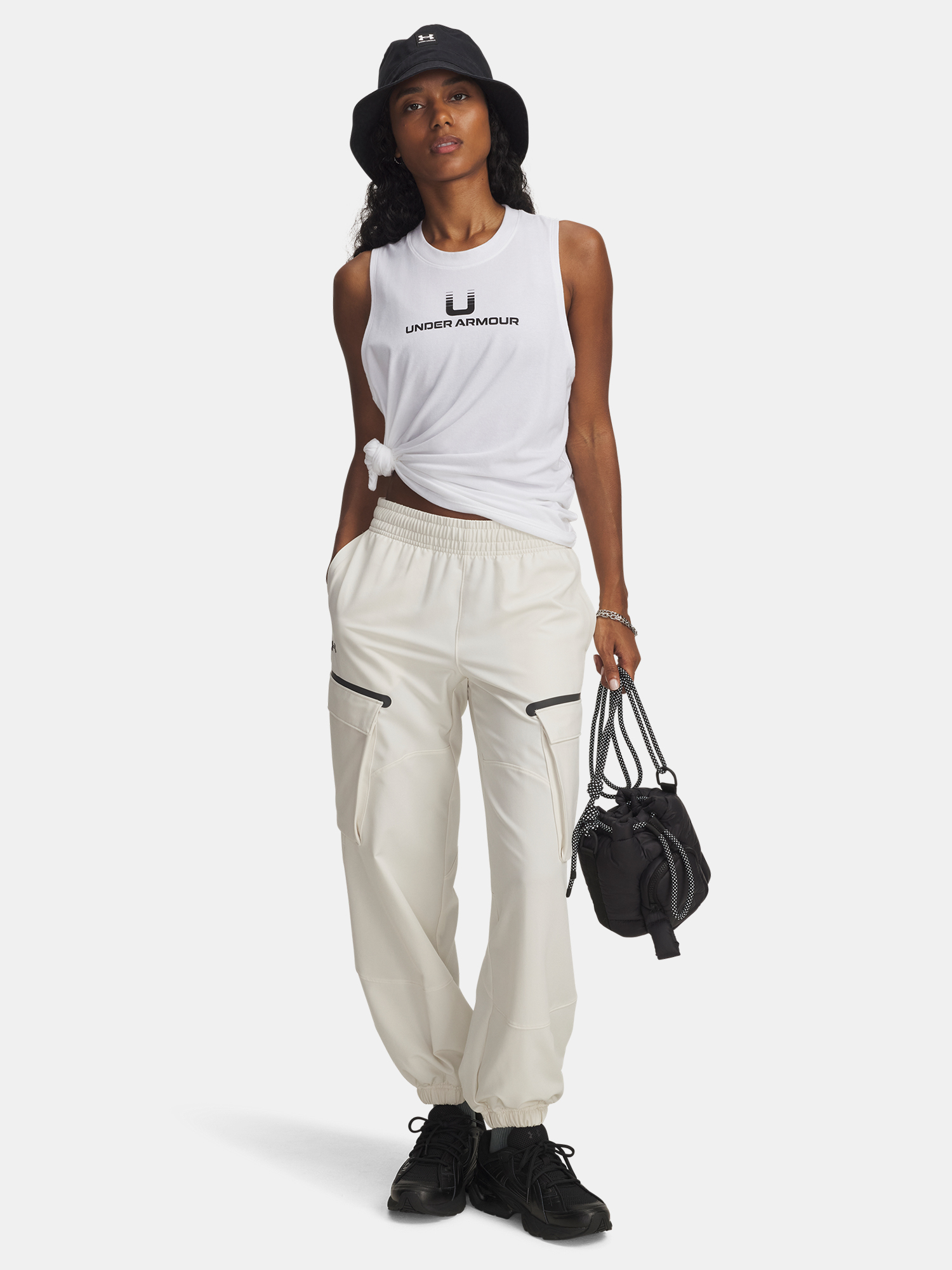 Women's tank top Under Armour UA Varsity U Tank-WHT - Women's