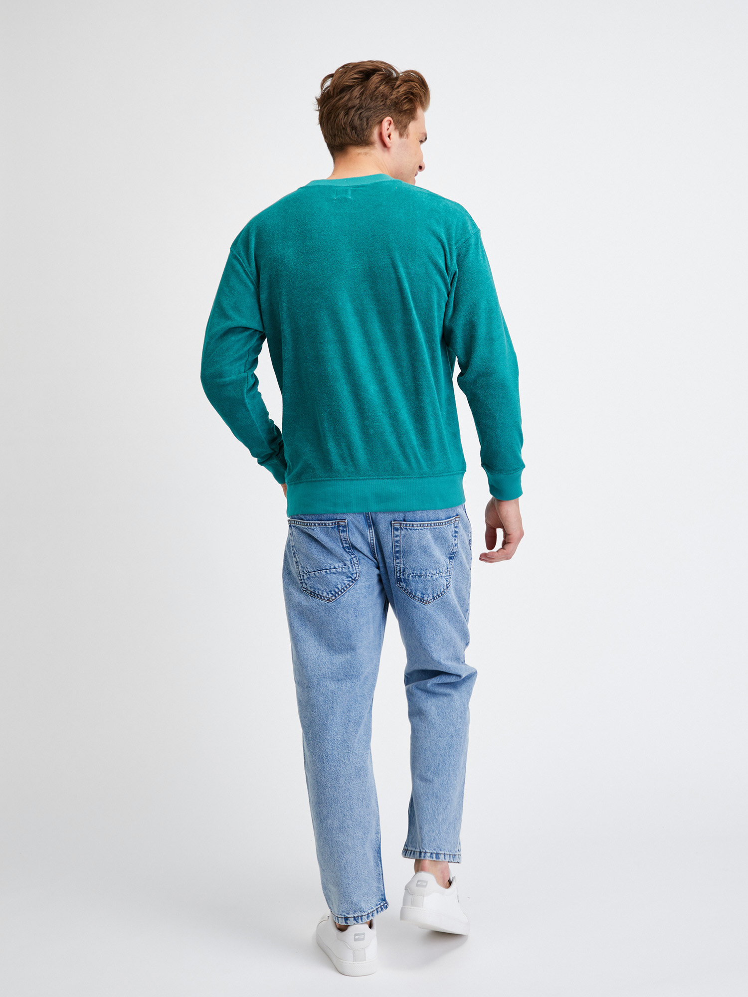 Pulovere fara gluga pentru barbati GAP - turcoaz