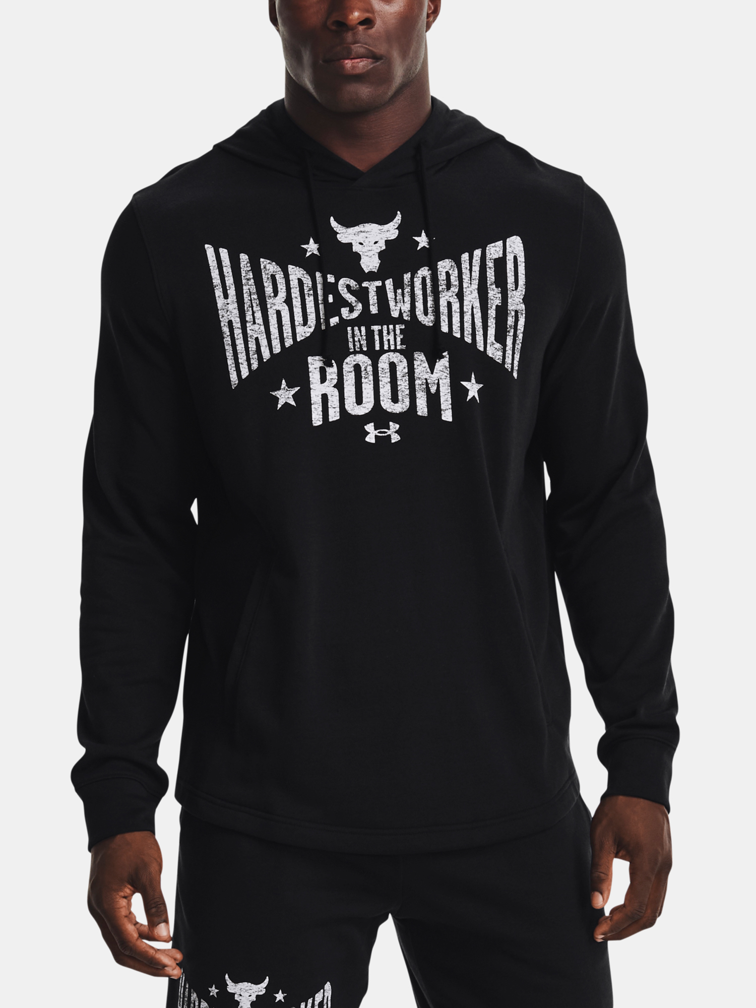 Under Armour Sweatshirt UA Pjt Rock Terry Hoodie-BLK - Men&#039;s