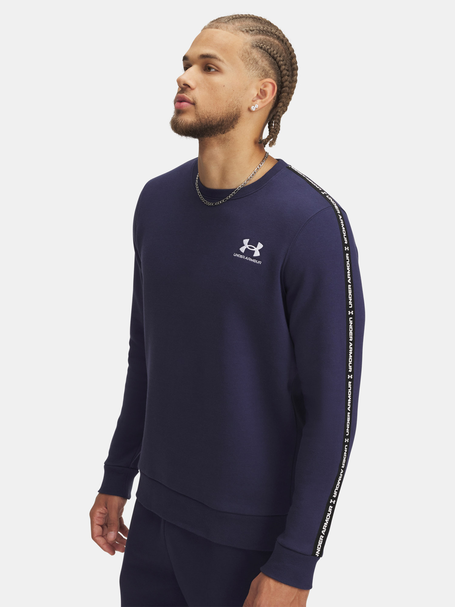 Men's sweatshirt Under Armour UA Icon Fleece Crew Taping - Men's