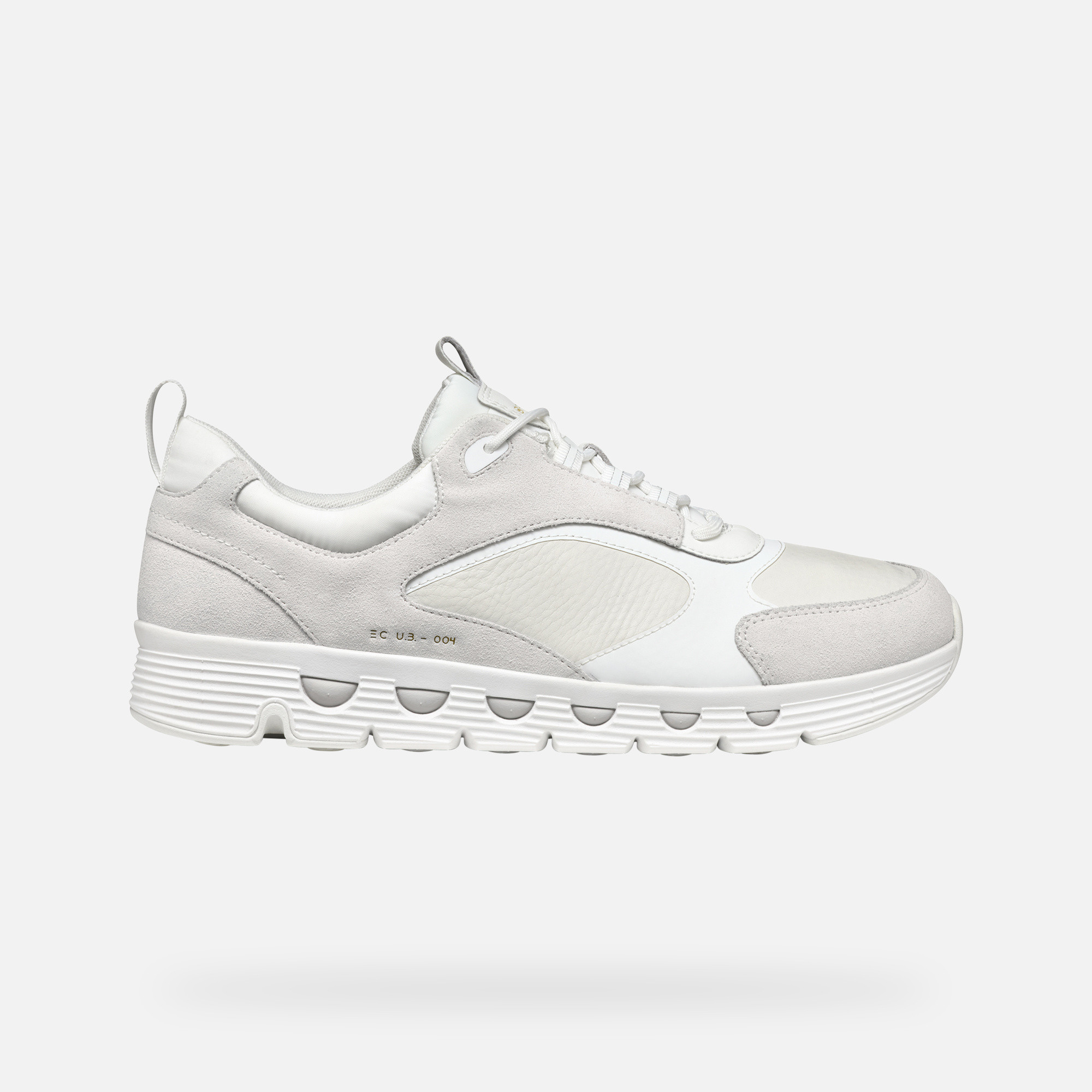 White men's sneakers Geox Spherica ECUB-4 - Men's