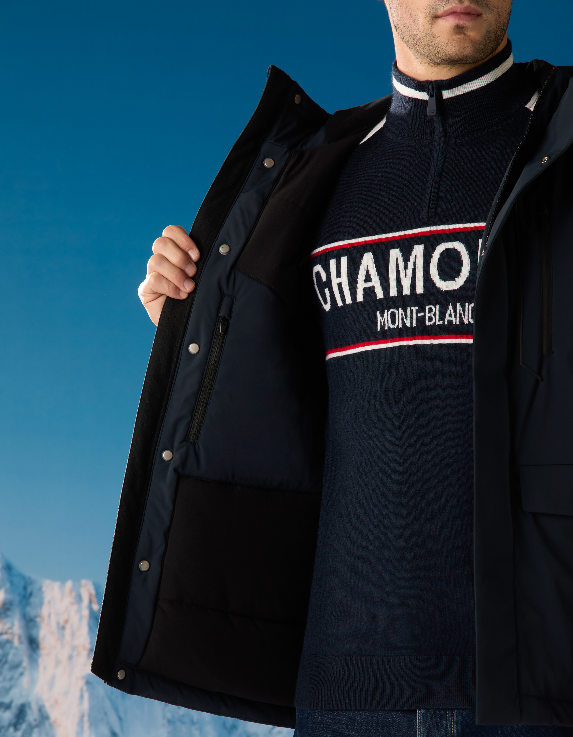 Celio Short Parka Chamonix-Mont-Blanc - Men's