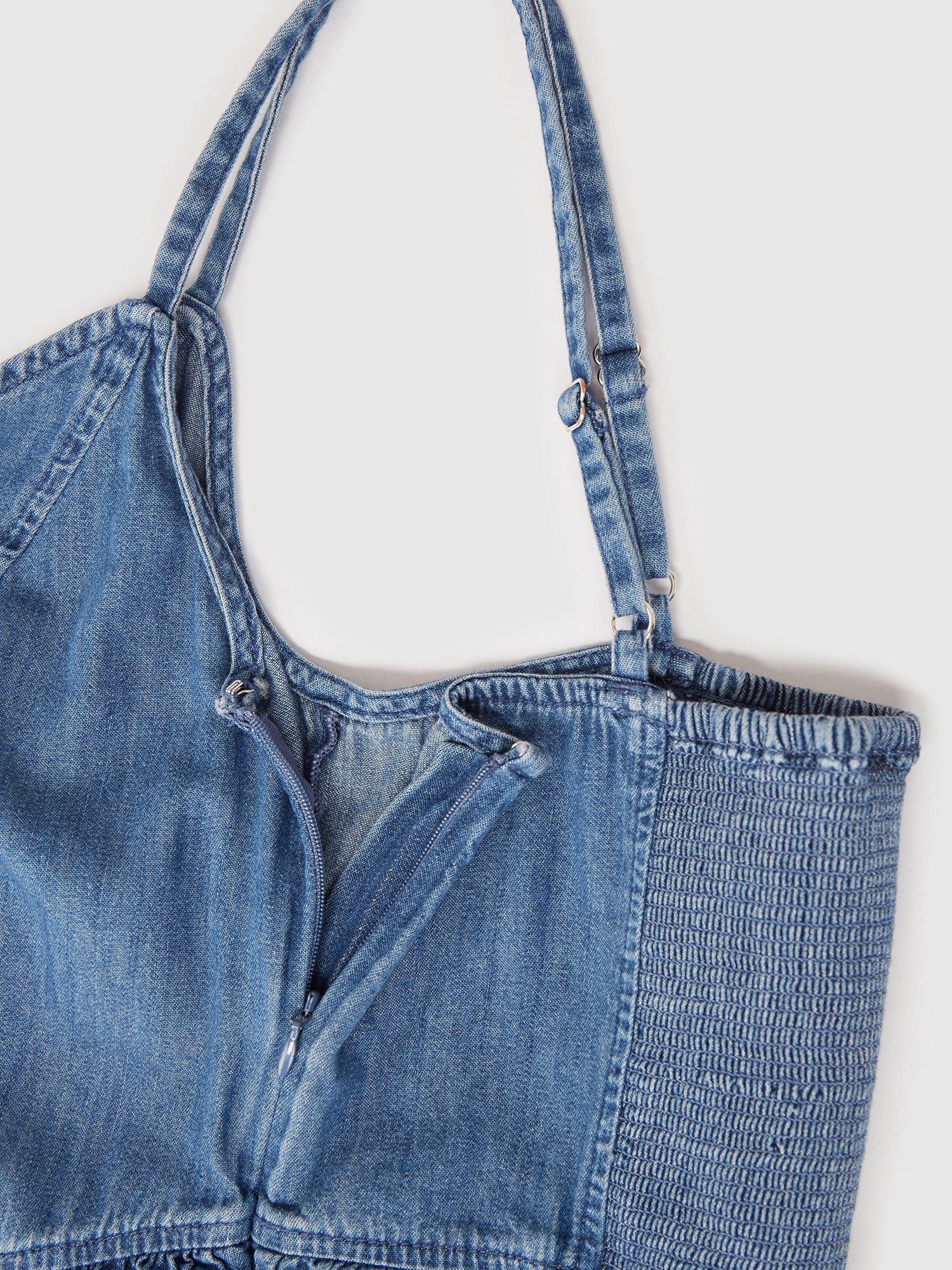GAP Denim Maxi Dress with Pockets - Ladies