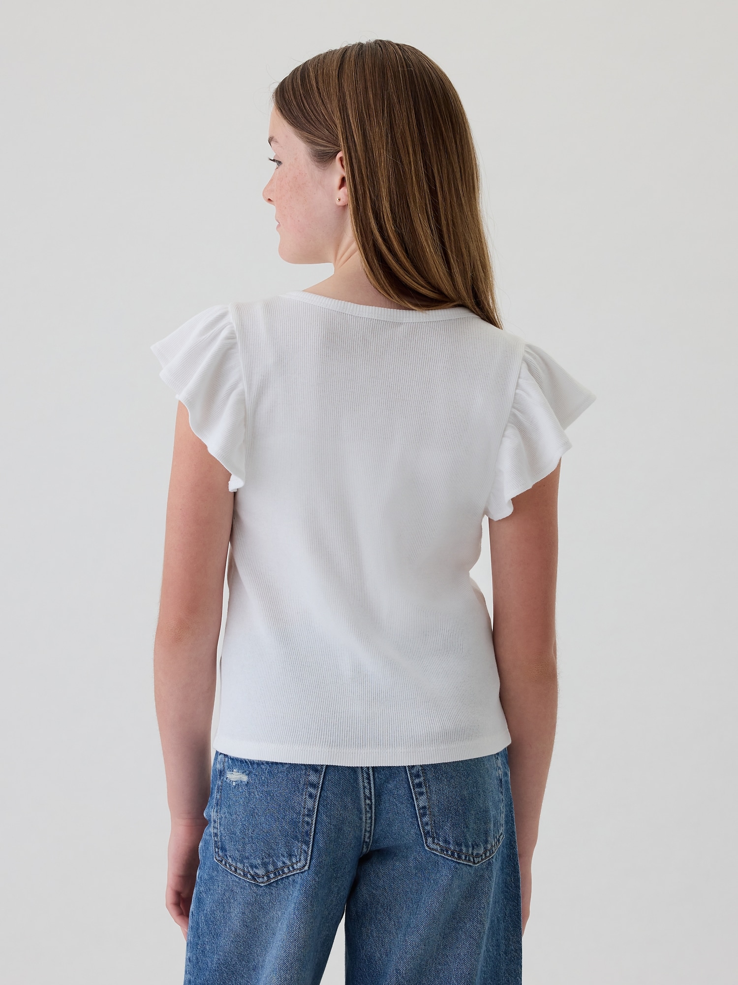 GAP Ribbed T-shirt - Girls
